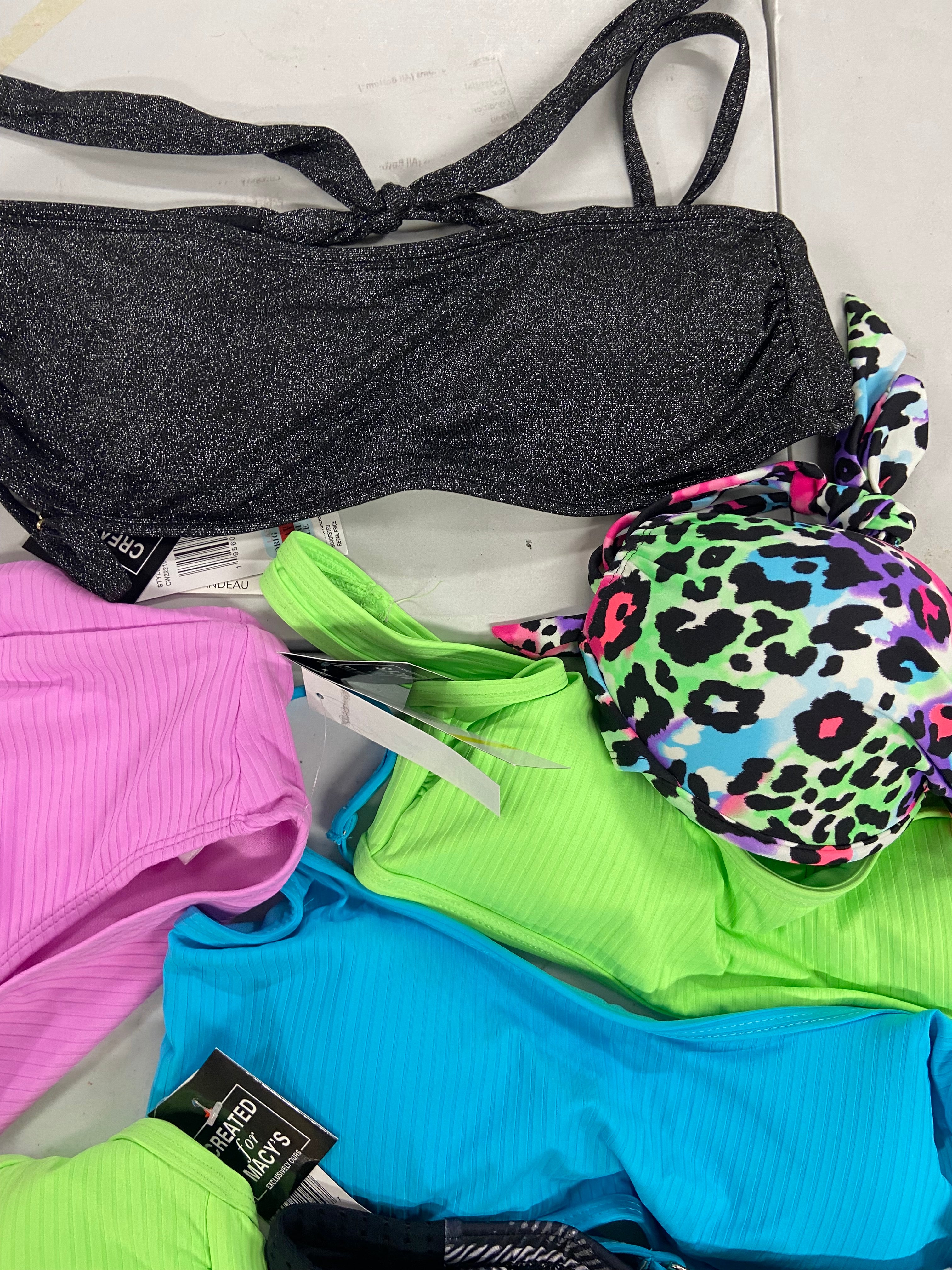 Women's Swimwear Wholesale Lot, NIKE, JESSICA SIMPSON, SALT + COVE, CALIFORNIA WAVES and more, 10 items, Shelf Pulls, MSRP $509