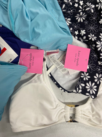 Women's Swimwear Wholesale Lot, KATE SPADE, ROXY, COCO REEF, BECCA, AQUA, SWIM SOLUTIONS and more, 17 items, Shelf Pulls, MSRP $793