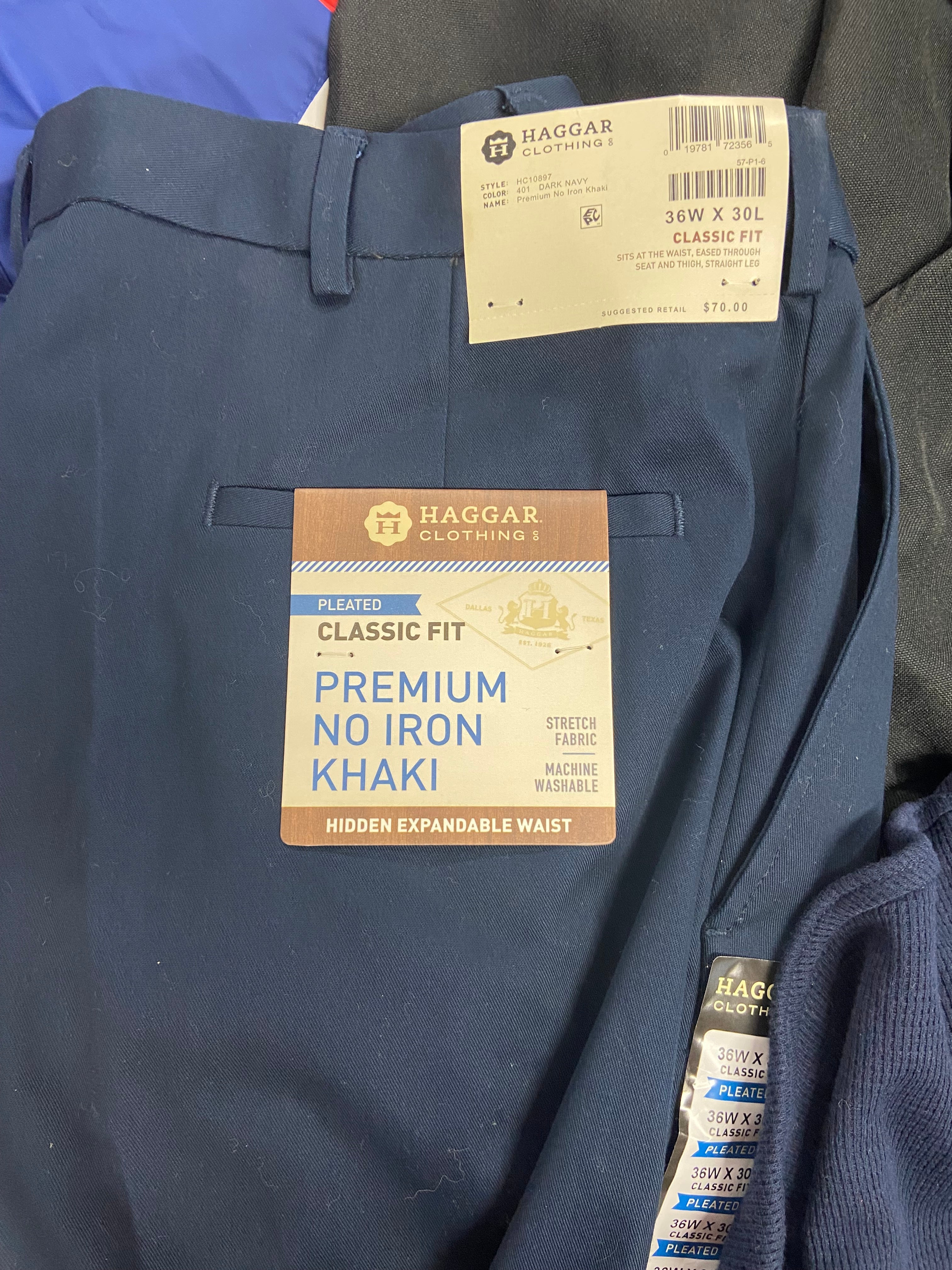 Men's Clothing Underwear, Jackets and more Wholesale Lot, HUGO BOSS HUGO, HAGGAR, NAUTICA, CATERPILLAR and more, 9 items, Shelf Pulls, MSRP $730