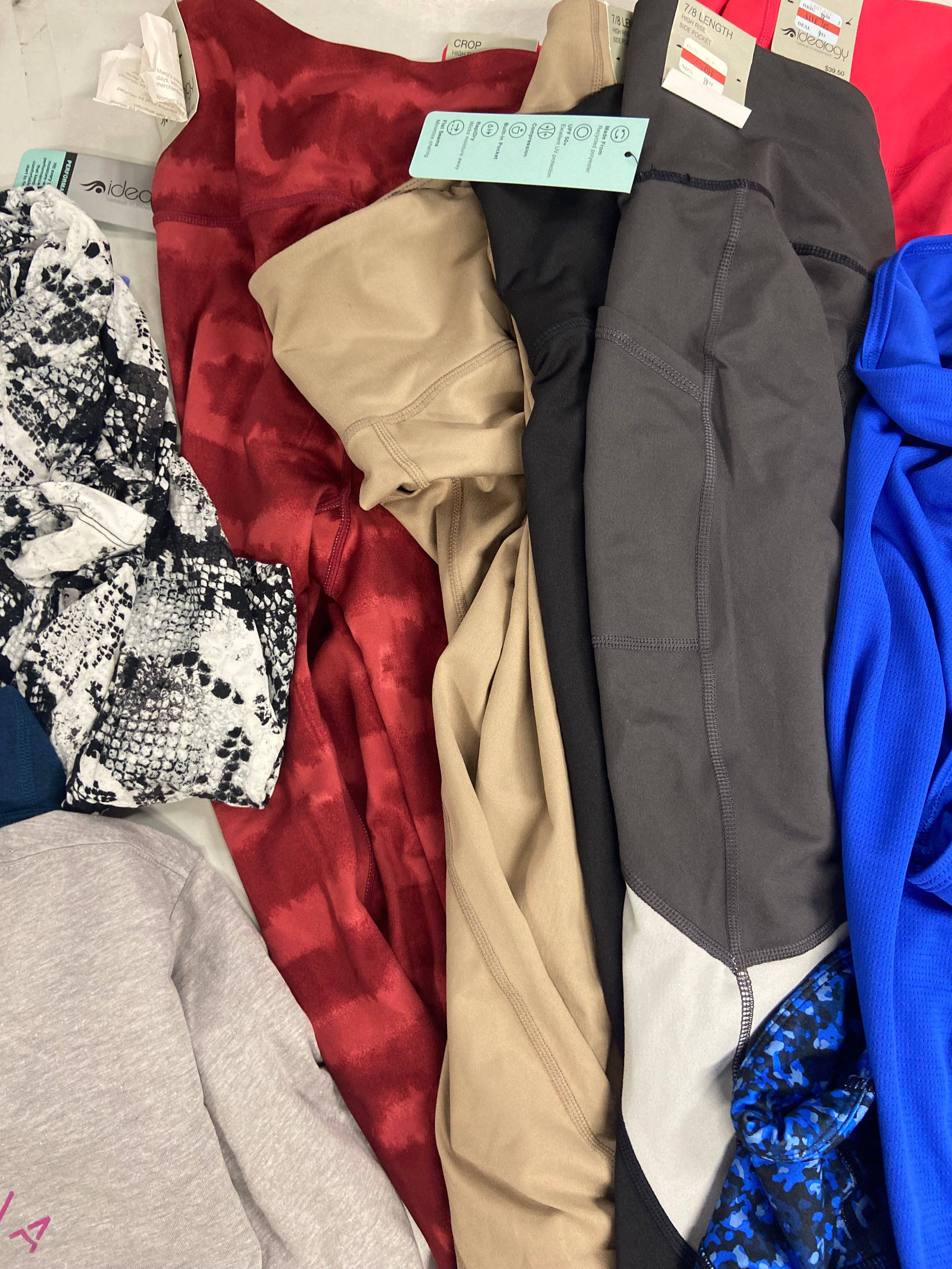 Women's Clothing Activewear Wholesale Lot, COLUMBIA, DKNY, ADIDAS and more, 17 items, Shelf Pulls, MSRP $609