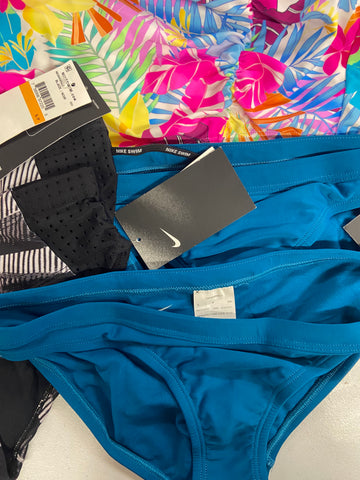 Women's Swimwear Wholesale Lot, NIKE, ANNE COLE, COLE OF CALIFORNIA and more, 12 items, Shelf Pulls, MSRP $591