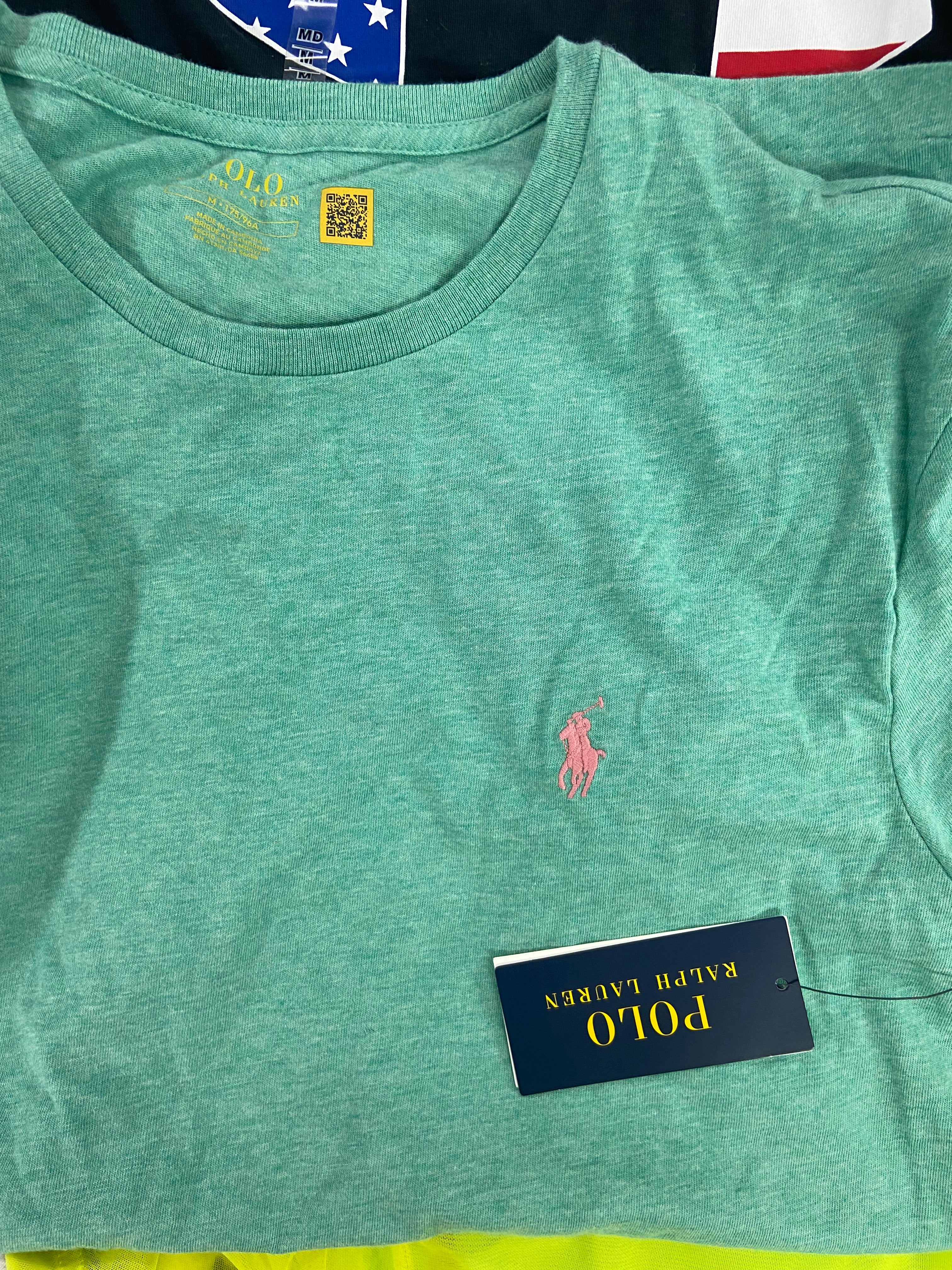 Men's Clothing Tops Wholesale Lot, POLO RALPH LAUREN, PGA TOUR, UNDER ARMOUR, CALVIN KLEIN, BASS HYBRID, ALFANI and more, 17 items, Shelf Pulls, MSRP $755