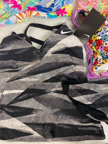 Women's Swimwear Wholesale Lot, NIKE, ISLAND ESCAPE, CALIFORNIA WAVES, SALT + COVE and more, 9 items, Shelf Pulls, MSRP $359