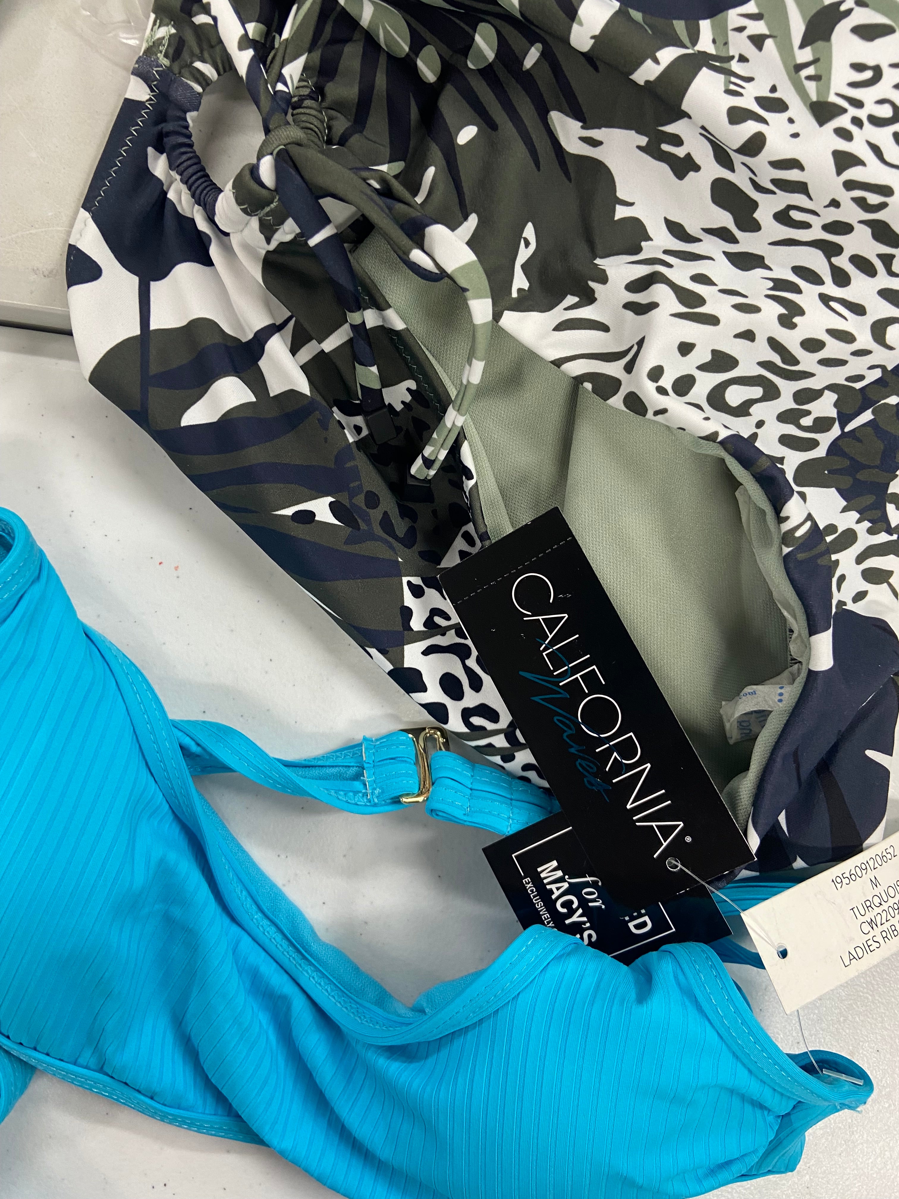 Women's Swimwear Wholesale Lot, NIKE, ANNE COLE, BAR III, SALT + COVE, CALIFORNIA WAVES, 10 items, Shelf Pulls, MSRP $462