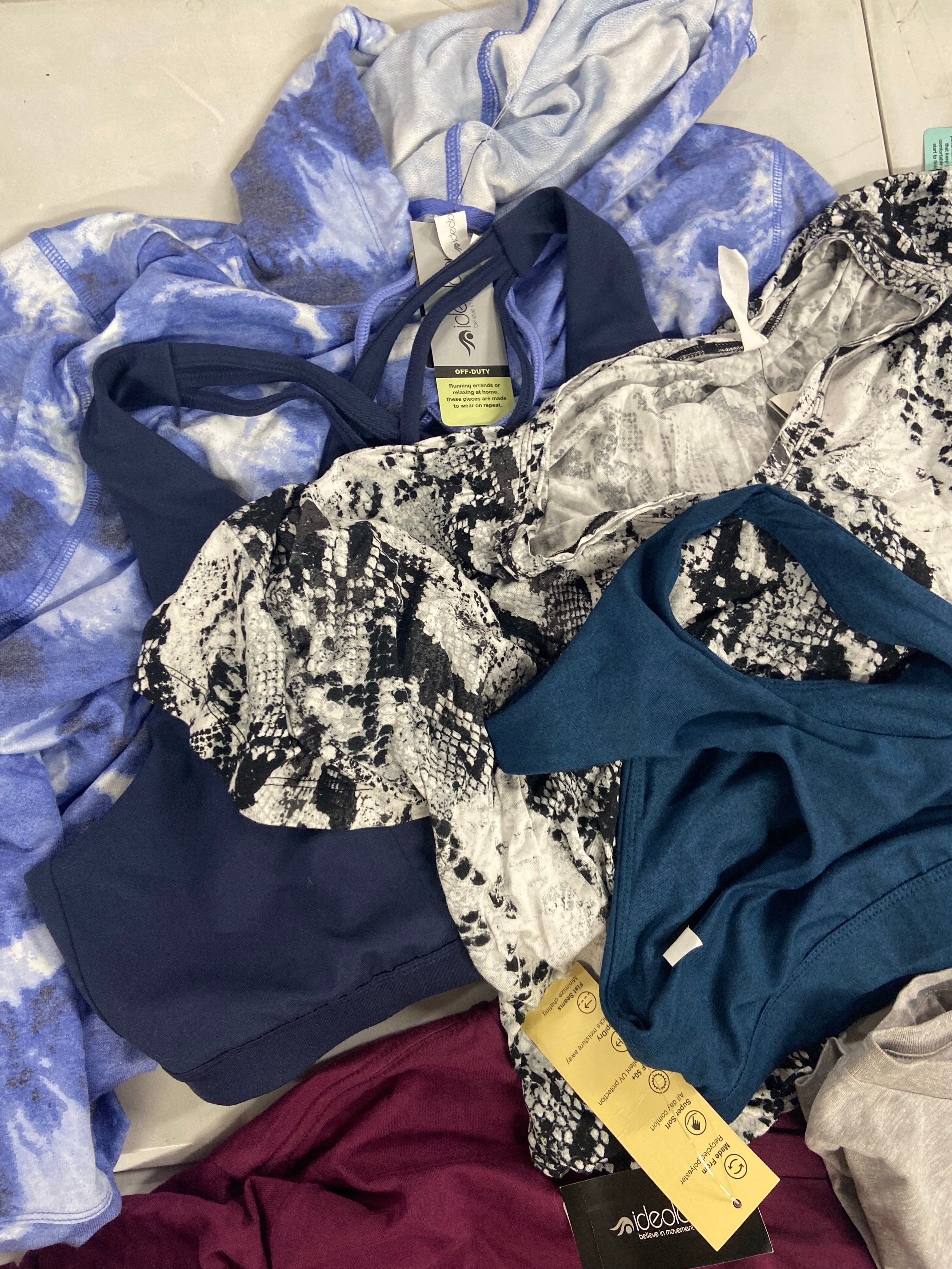Women's Clothing Activewear Wholesale Lot, COLUMBIA, DKNY, ADIDAS and more, 17 items, Shelf Pulls, MSRP $609