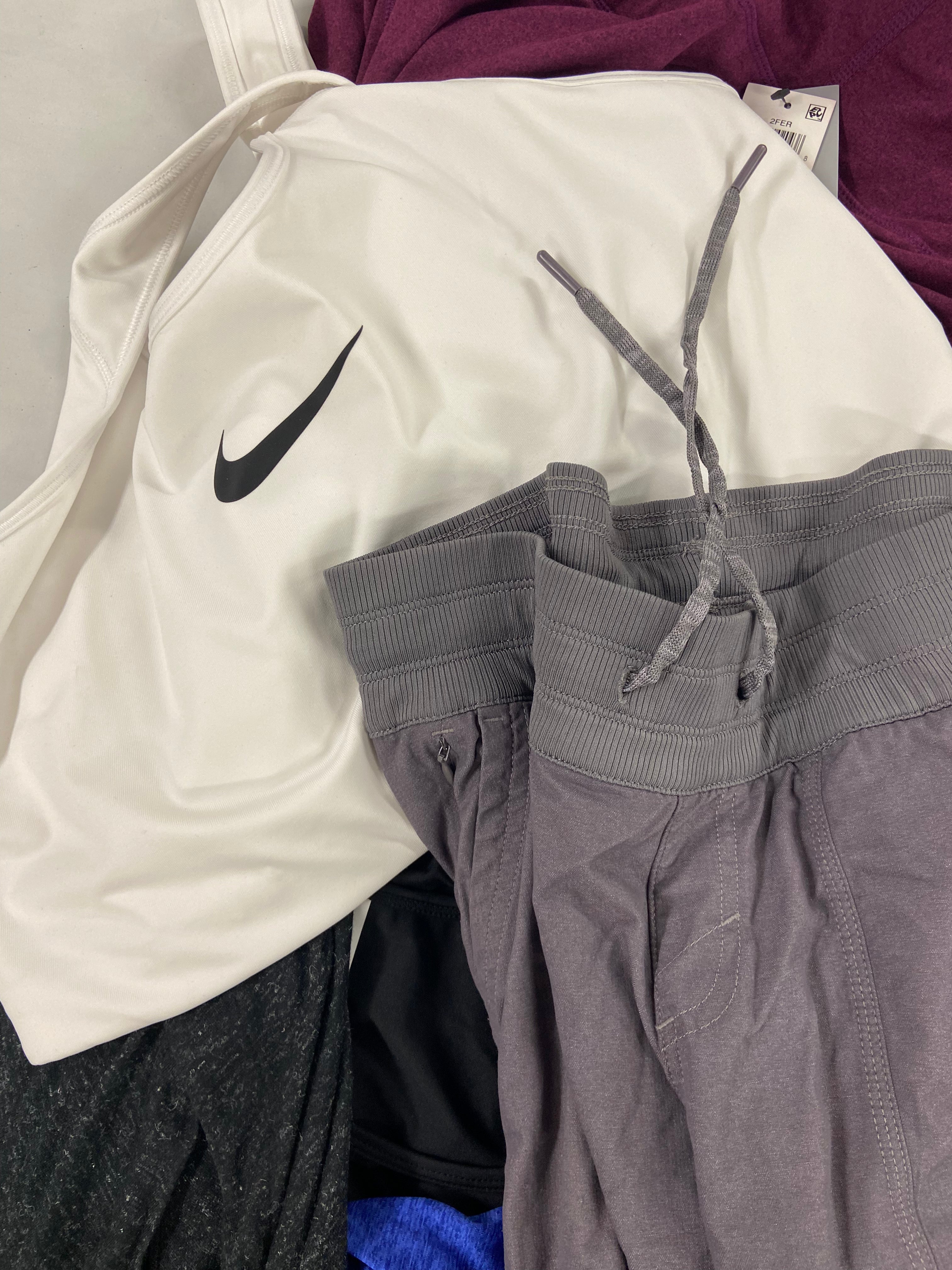 Women's Clothing Sportswear Wholesale Lot, THE NORTH FACE, UNDER ARMOUR, NIKE, CALVIN KLEIN, IDEOLOGY, 23 items, Shelf Pulls, MSRP $820