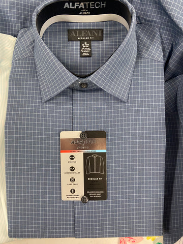Men's Clothing Button Down Shirts Wholesale Lot, BAR III, CLUB ROOM, ALFANI 12 items, Shelf Pulls, MSRP $730