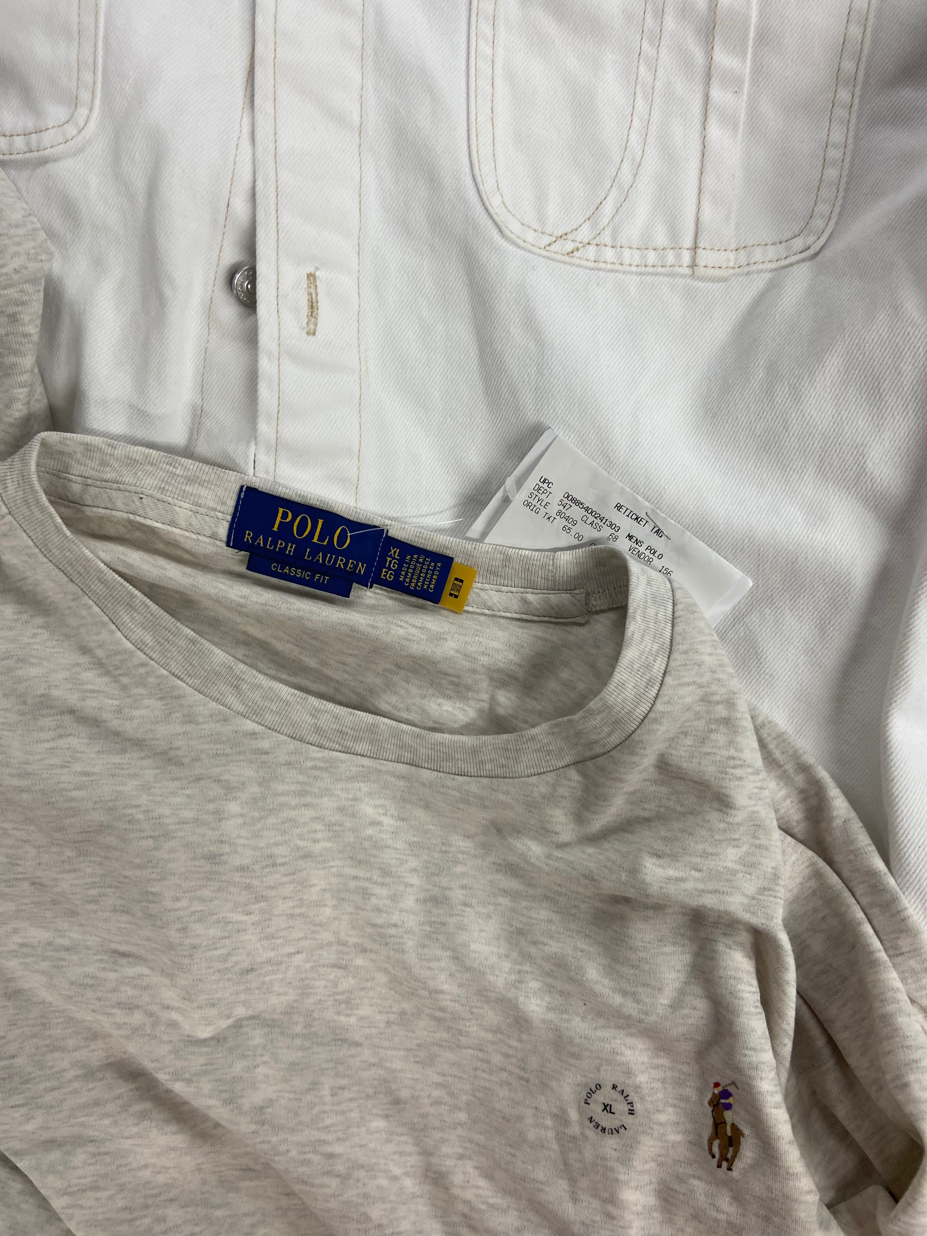 Men's Clothing ASSORTED Wholesale Lot, POLO RALPH LAUREN, CALVIN KLEIN, CLUB ROOM and more, 7 items, Shelf Pulls, MSRP $524