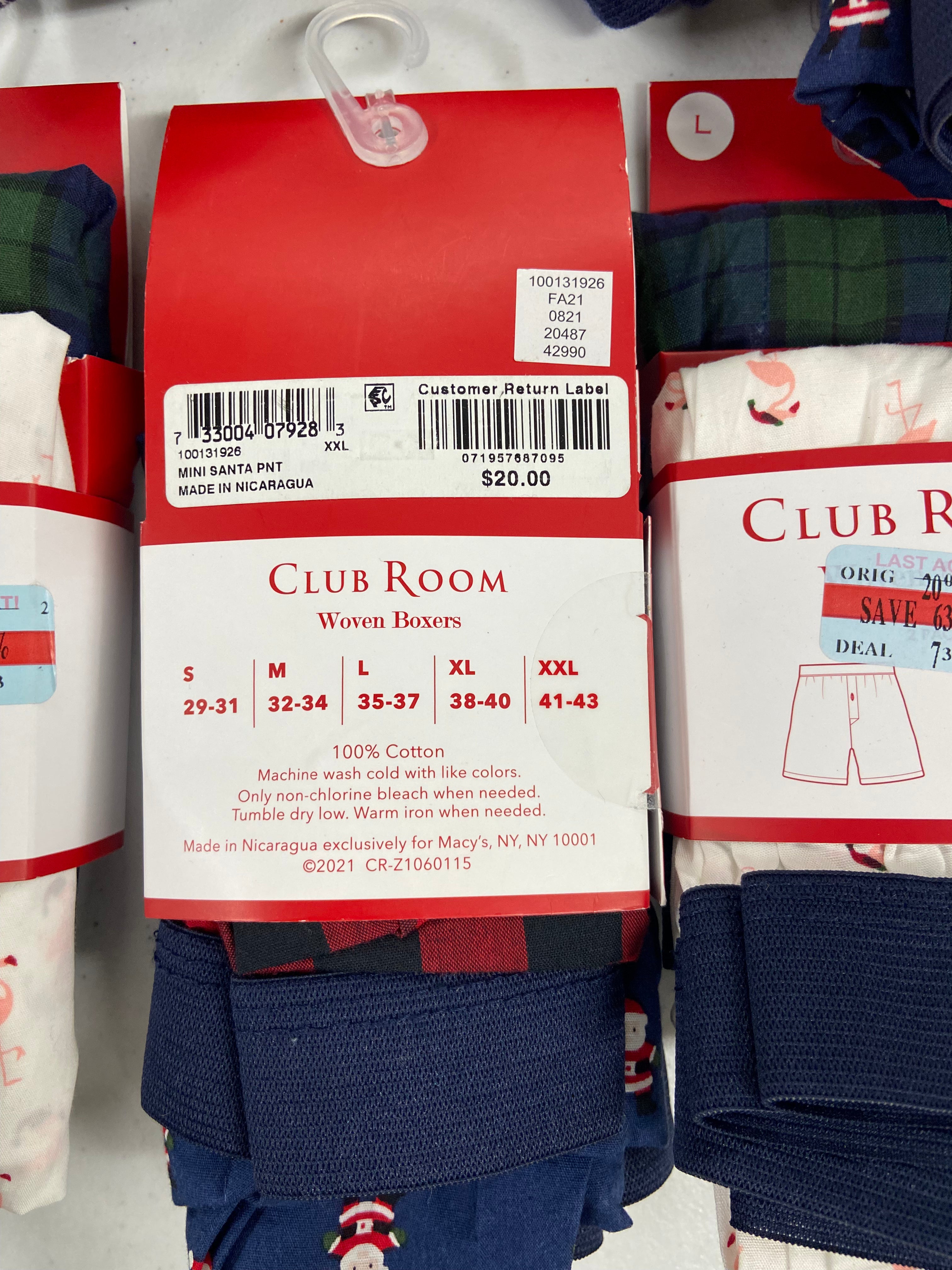 Men's UNDERWEAR, ACCESSORIES & Others Wholesale Lot, POLO RALPH LAUREN, KENZO, CHAMPION, COLE HAAN, CLUBROOM and more, 23 items, Shelf Pulls, MSRP $759