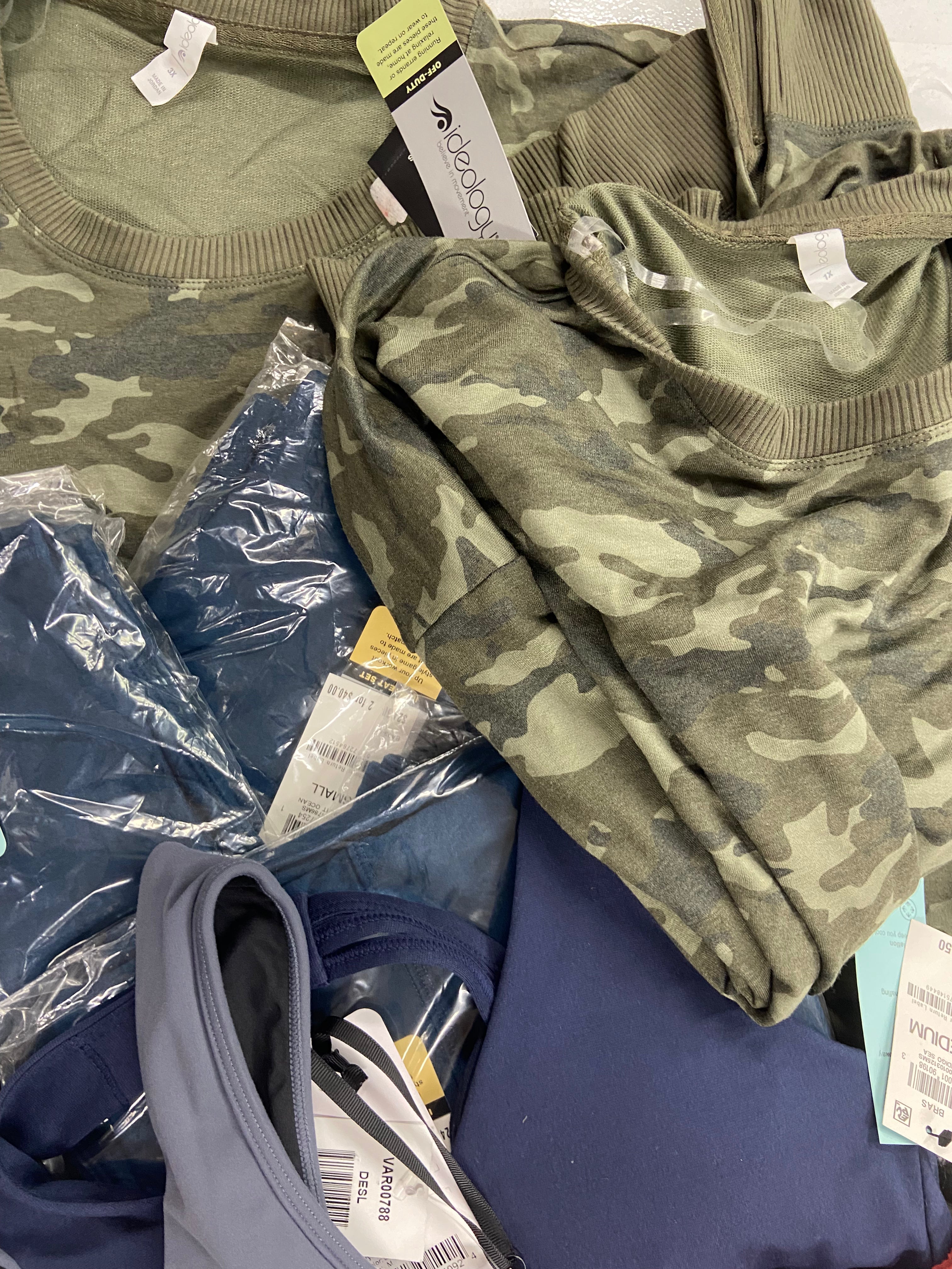 Women's Clothing Activewear & Others, Wholesale Lot, ADIDAS, CK PERFORMANCE, LEONISA, IDEOLOGY and more, 25 items, Shelf Pulls, MSRP $808