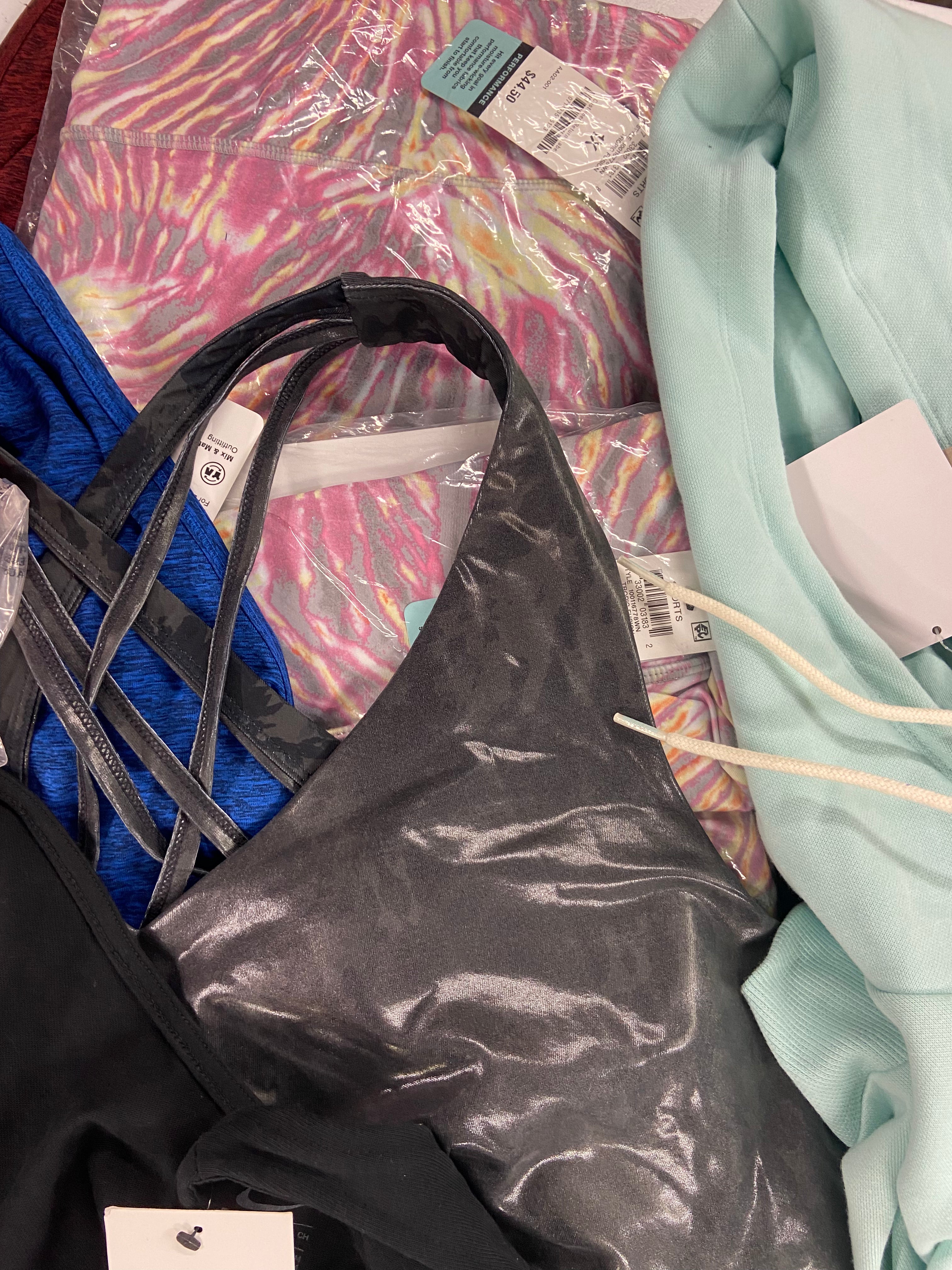 Women's Clothing Activewear Wholesale Lot, UNDER ARMOUR, NIKE, PUMA, ADIDAS and more,  22 items, Shelf Pulls, MSRP $639