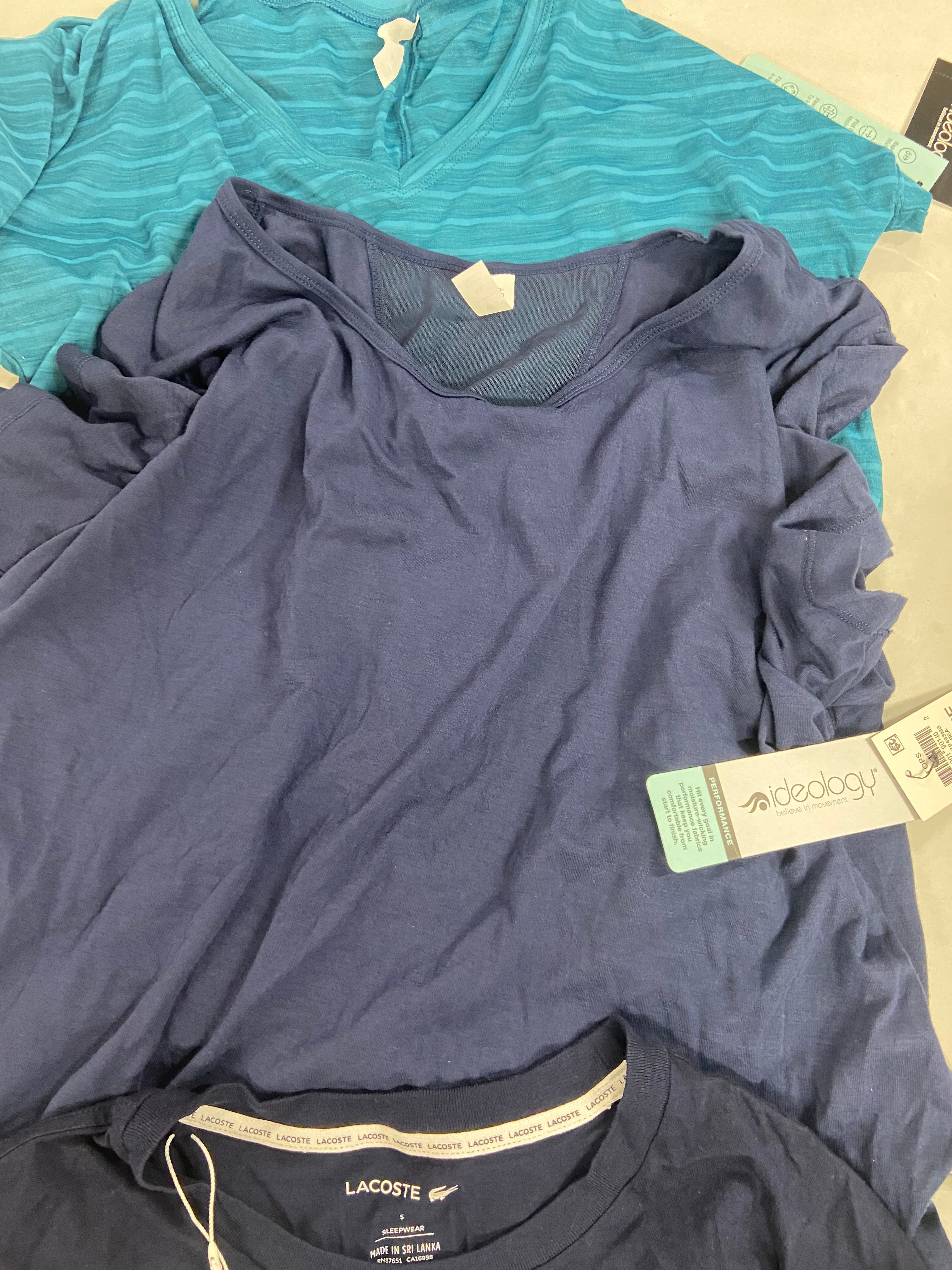 Women's Clothing Activewear and more Wholesale Lot, LACOSTE, COLUMBIA, IDEOLOGY, 16 items, Shelf Pulls, MSRP $529