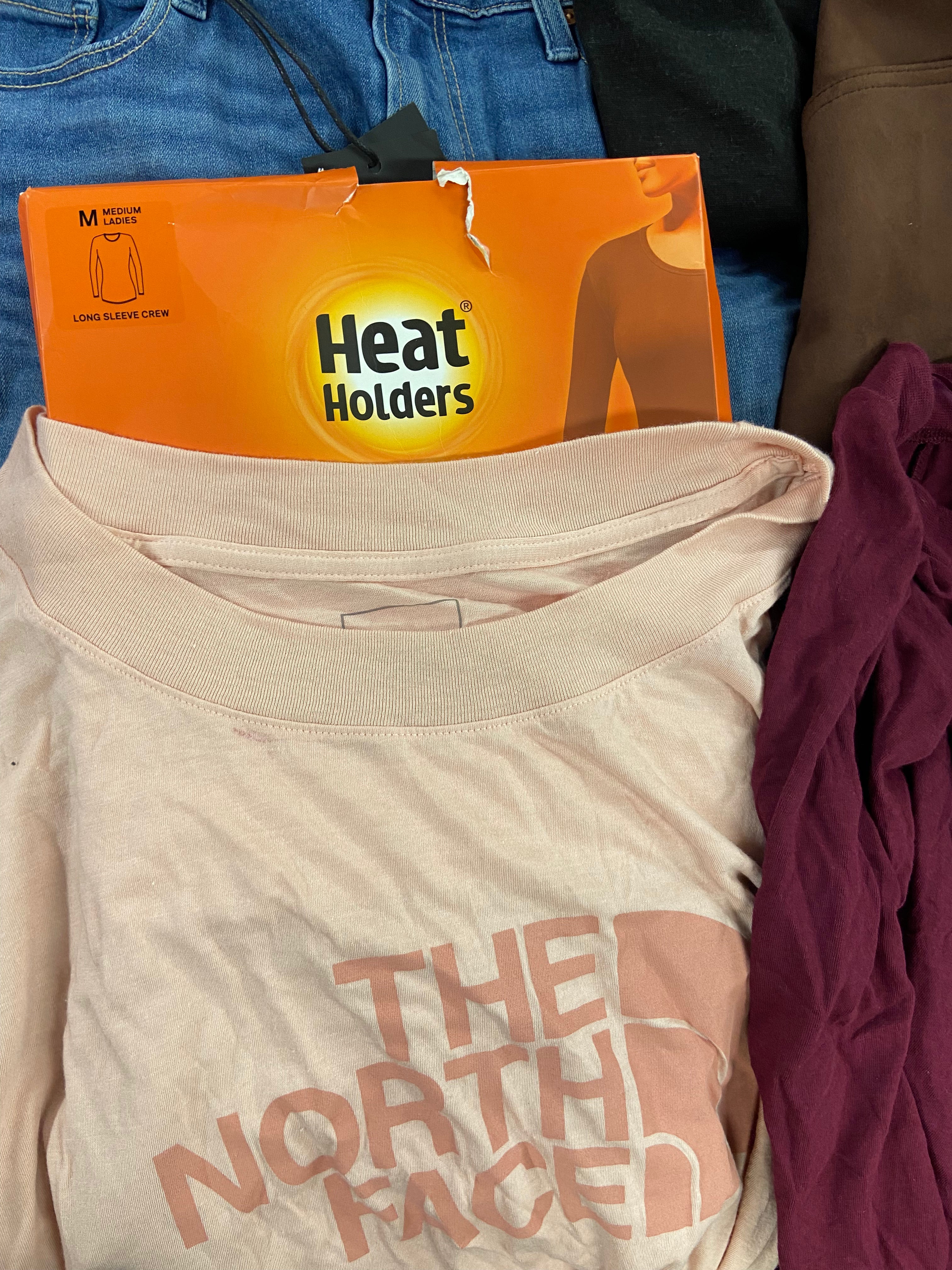 Women's Clothing Assorted Wholesale Lot, PAIGE, LAUREN RALPH LAUREN, TOMMY HILFIGER, THE NORTH FACE, MICHAEL KORS, VINCE CAMUTO and more, 19 items, Shelf Pulls, MSRP $1,141