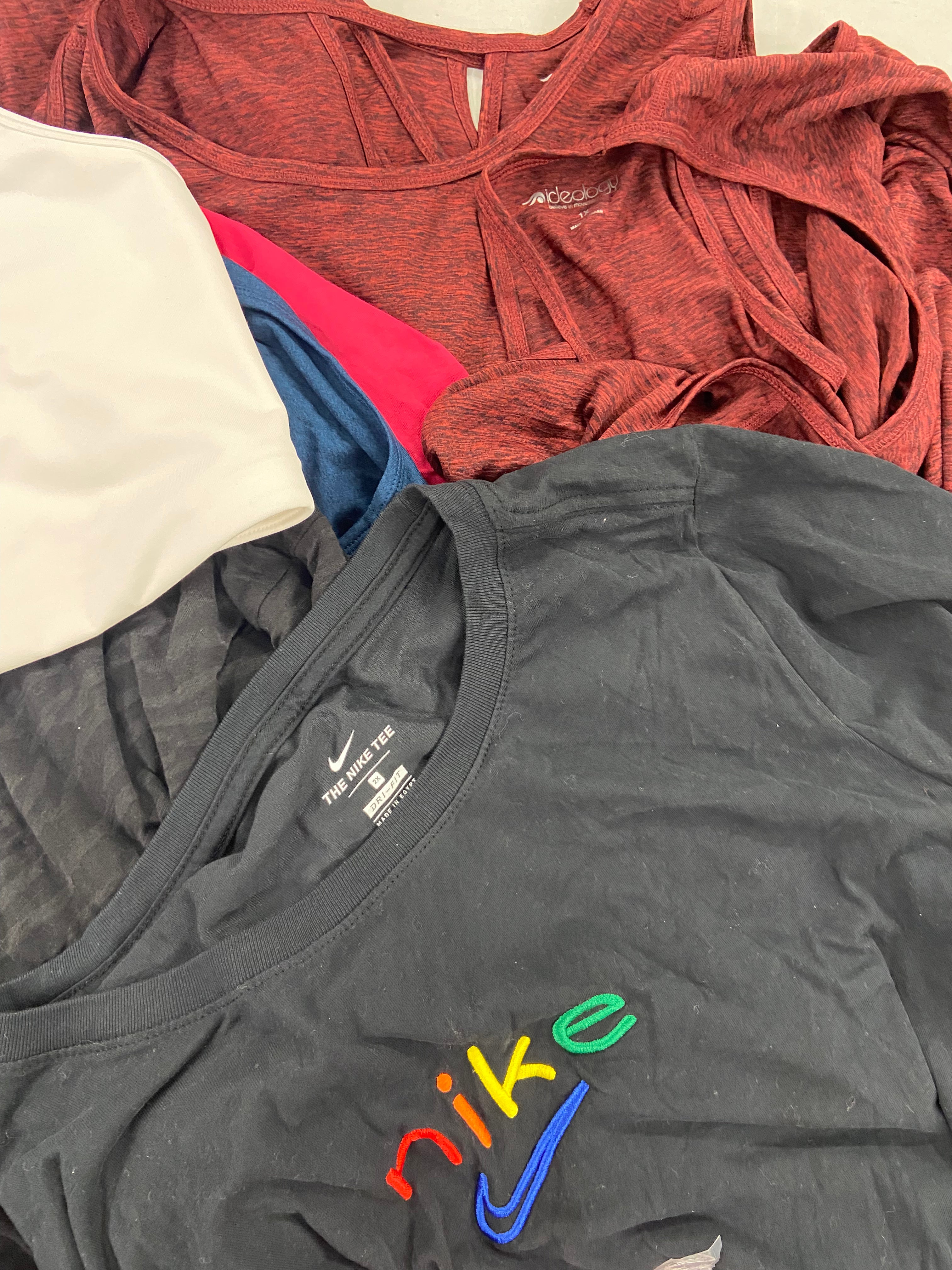 Women's Clothing Activewear Wholesale Lot, NIKE, CALVIN KLEIN, UNDER ARMOUR, DKNY, DANSKIN and more, 22 items, Shelf Pulls, MSRP $674
