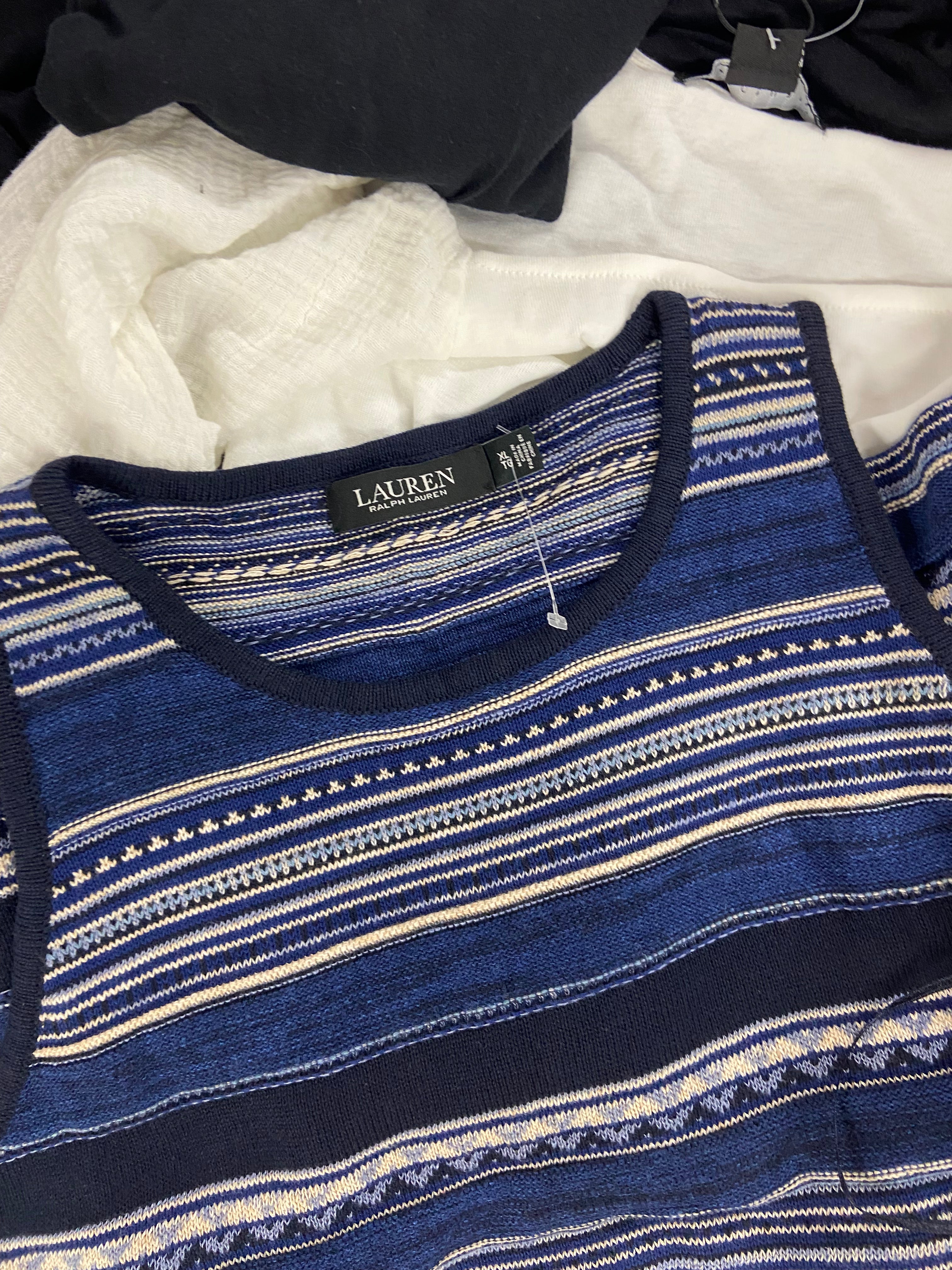 Women's Clothing Assorted Wholesale Lot, LAUREN RALPH LAUREN, LUCKY BRAND, VINCE CAMUTO,  FREE PEOPLE, AMERICAN APPAREL and more, 21 items, Shelf Pulls, MSRP $1,392