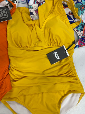 Women's Swimwear Wholesale Lot, DKNY, SWIM SOLUTIONS, CARMEN MARC VALVO, COCO REEF, DOTTI and more, 10 items, Shelf Pulls, MSRP $559