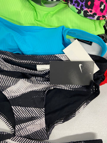 Women's Swimwear Wholesale Lot, NIKE, JESSICA SIMPSON, SALT + COVE, CALIFORNIA WAVES and more, 10 items, Shelf Pulls, MSRP $509