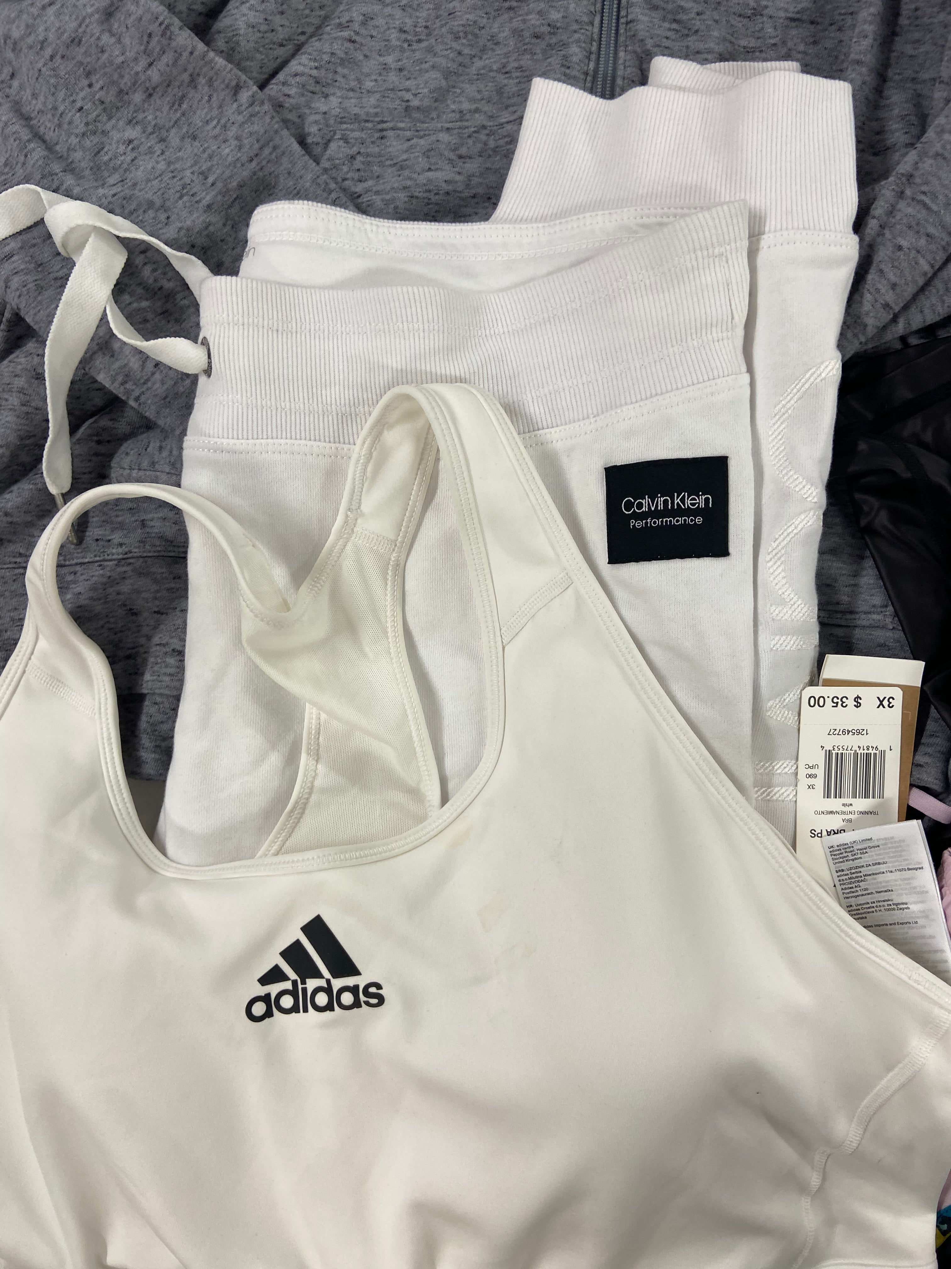 Women's Clothing Activewear Wholesale Lot, NIKE, UNDER ARMOUR, ADIDAS, CALVIN KLEIN and more,  29 items, Shelf Pulls, MSRP $931