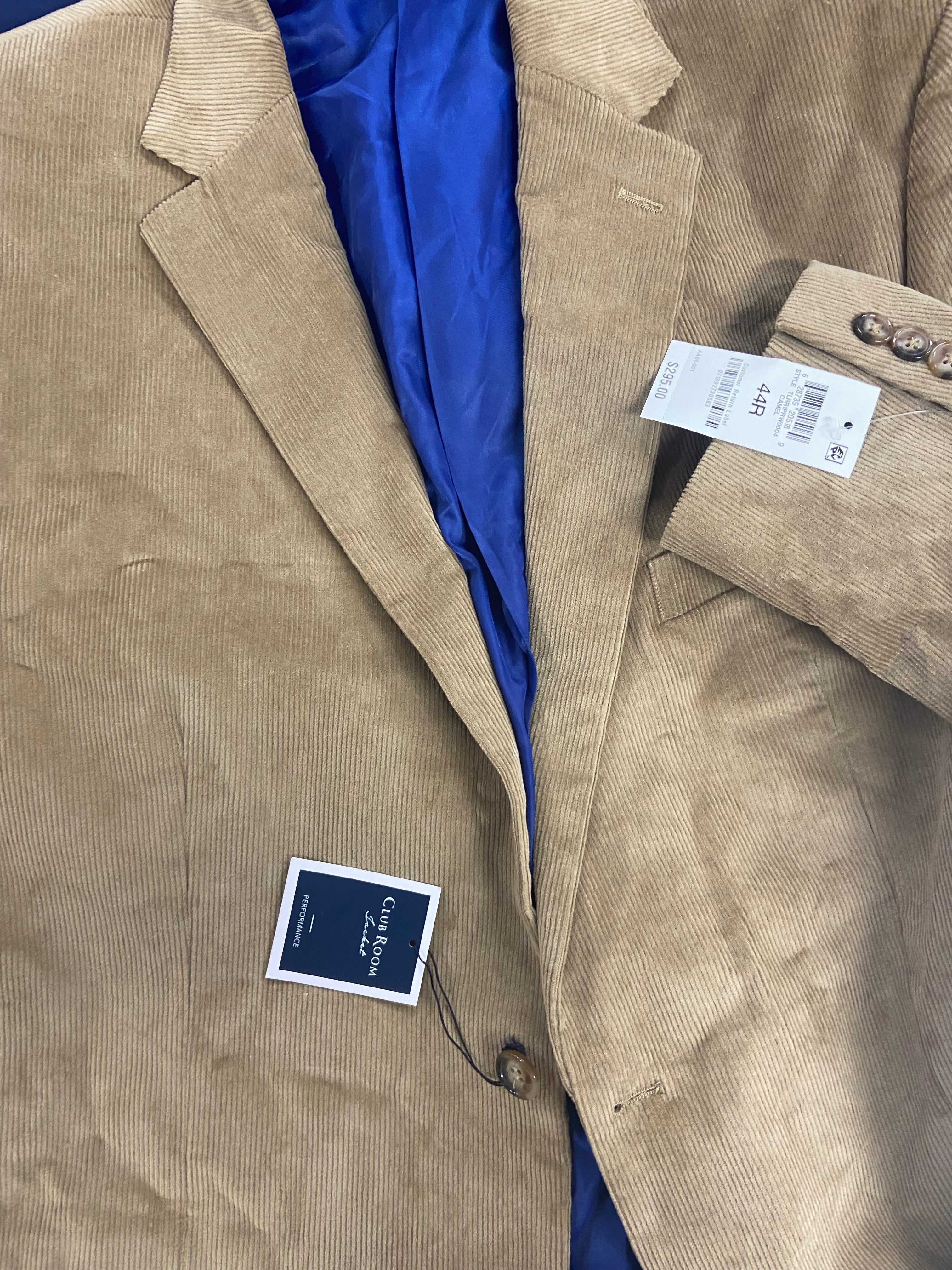 Men's Clothing Blazer & Sweaters Wholesale Lot, TALLIA ORANGE, TAYION, CLUB ROOM, BAR III, 10 items, Shelf Pulls, MSRP $1,489