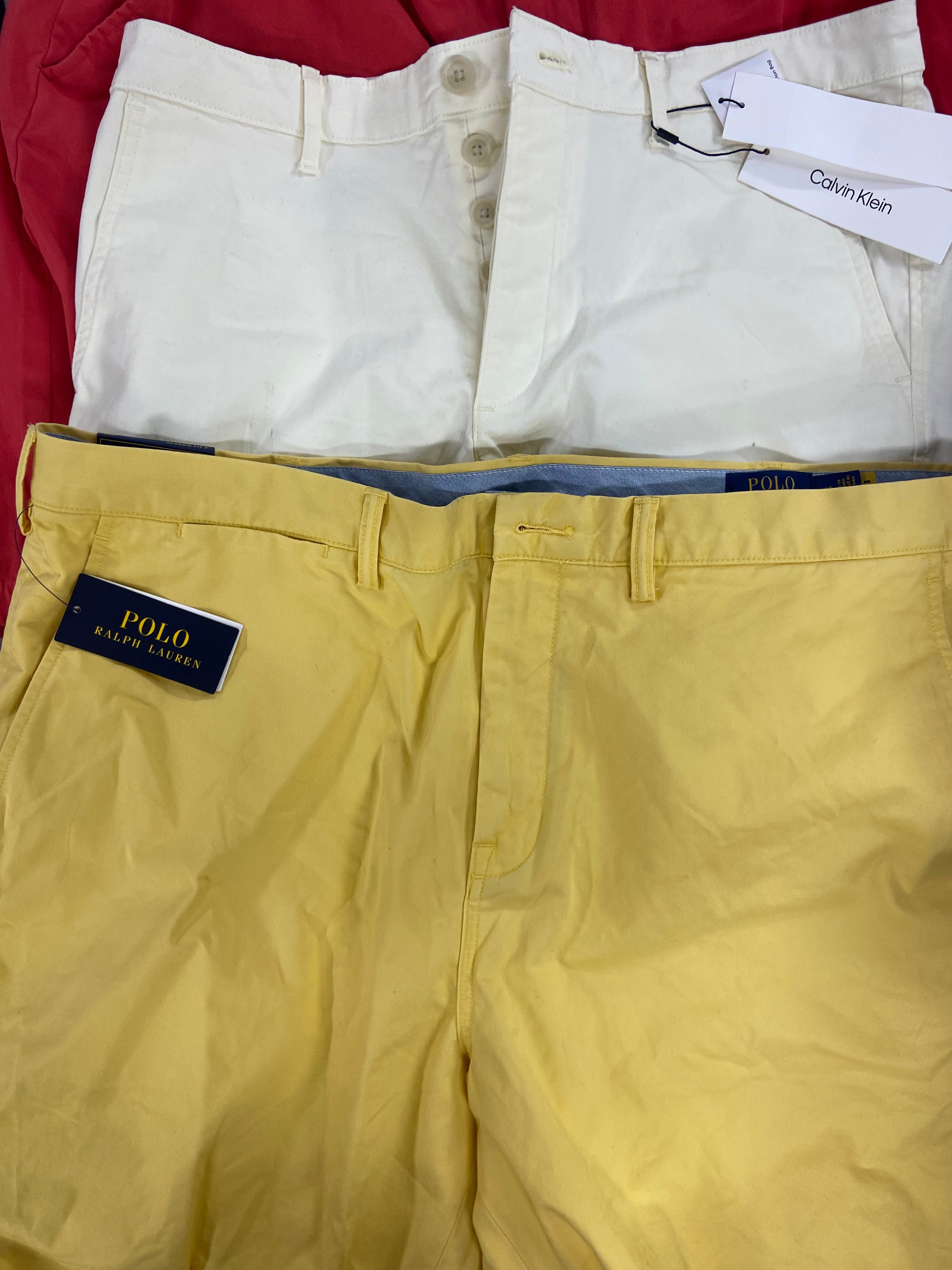 Men's Clothing Shorts Only Wholesale Lot, POLO RALPH LAUREN, CALVIN KLEIN, DKNY, PGA, RUSSEL ATHLETIC and more, 10 items, Shelf Pulls, MSRP $564