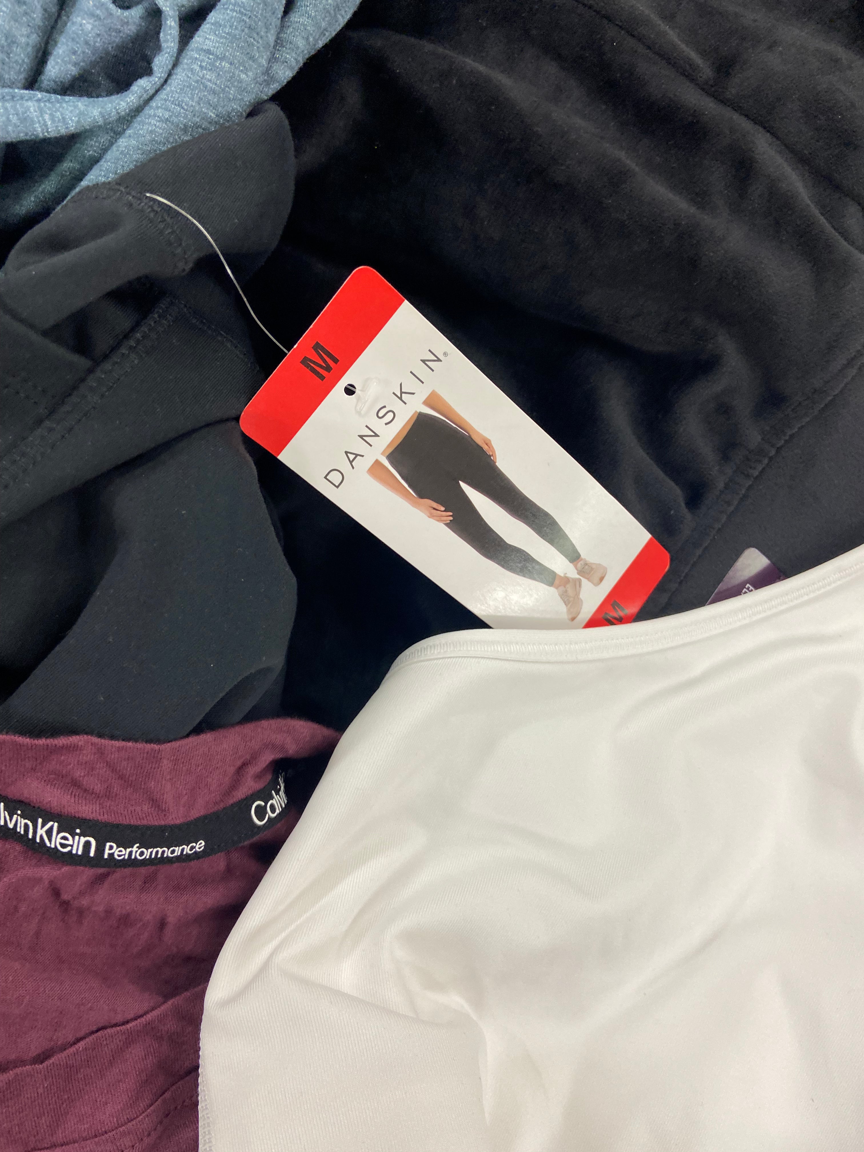 Women's Clothing Activewear Wholesale Lot, NATORI, NIKE, CK PERFORMANCE, CHAMPION, DANSKIN, MONDETTA and more,  20 items, Shelf Pulls, MSRP $795