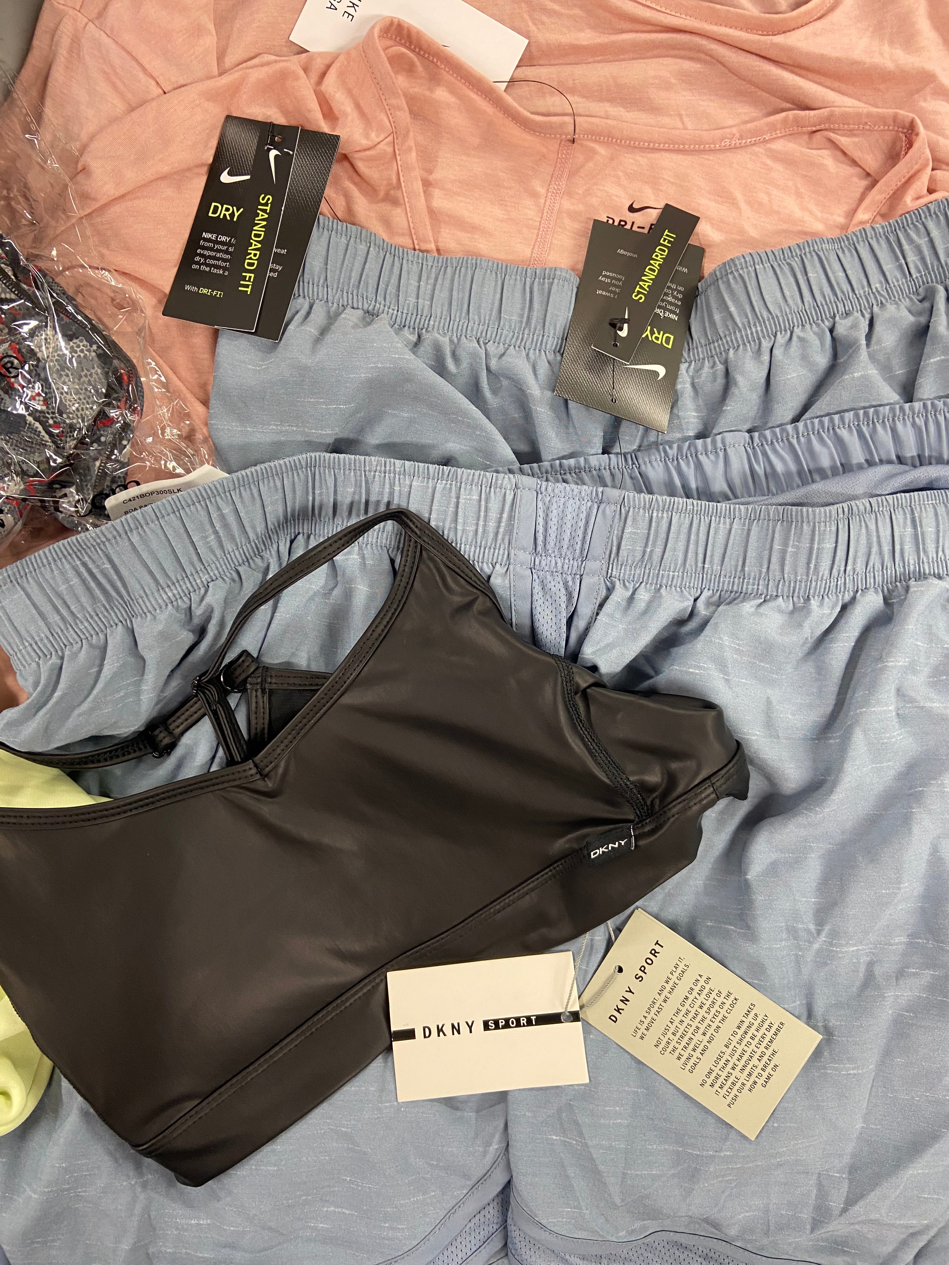 Women's Clothing Activewear Wholesale Lot, NIKE, COR, K-DEER,  32 DEGREES, CK PERFORMANCE, 22 items, Shelf Pulls, MSRP $1,006