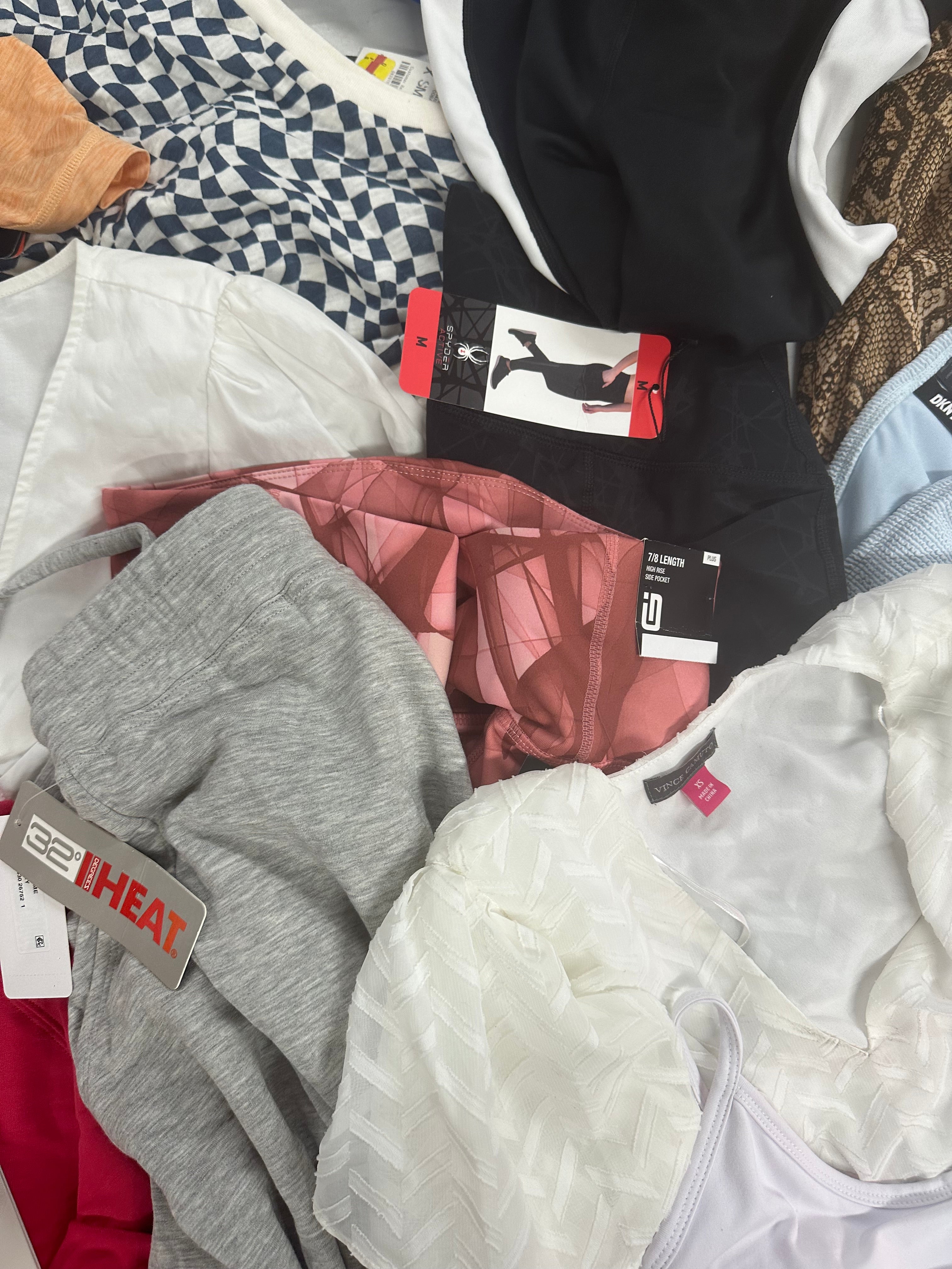 Women's Clothing Assorted Wholesale Lot, LAUREN RALPH LAUREN, MICHAEL KORS, DKNY, NATORI, SKECHERS, BASS OUTDOOR and more, 16 items, Shelf Pulls, MSRP $758