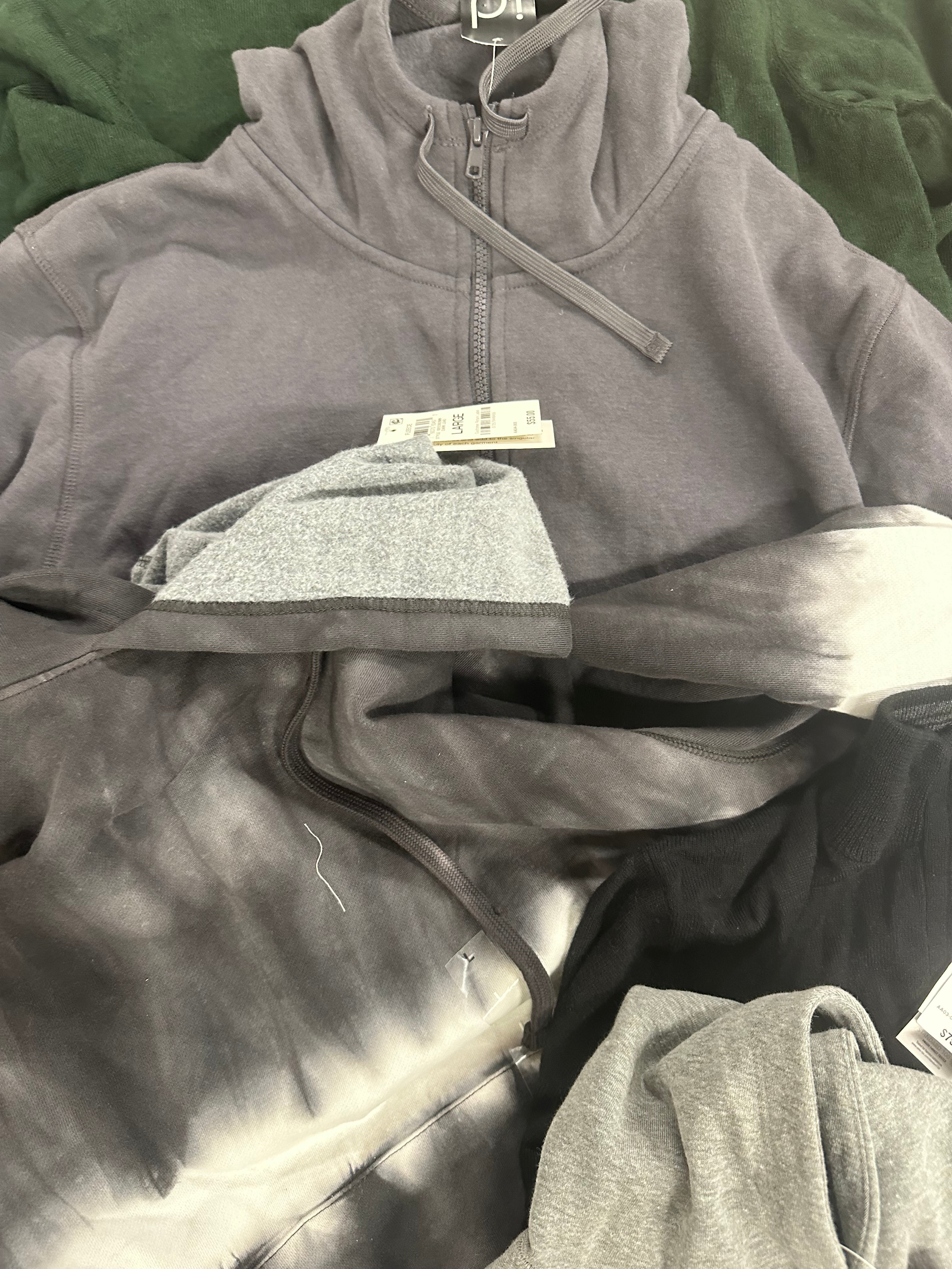 Men's Clothing Sweaters, Hoodies & Others, CLUB ROOM, SUN + STONE, IDEOLOGY, Wholesale Lot, 7 items, Shelf Pulls, MSRP $405