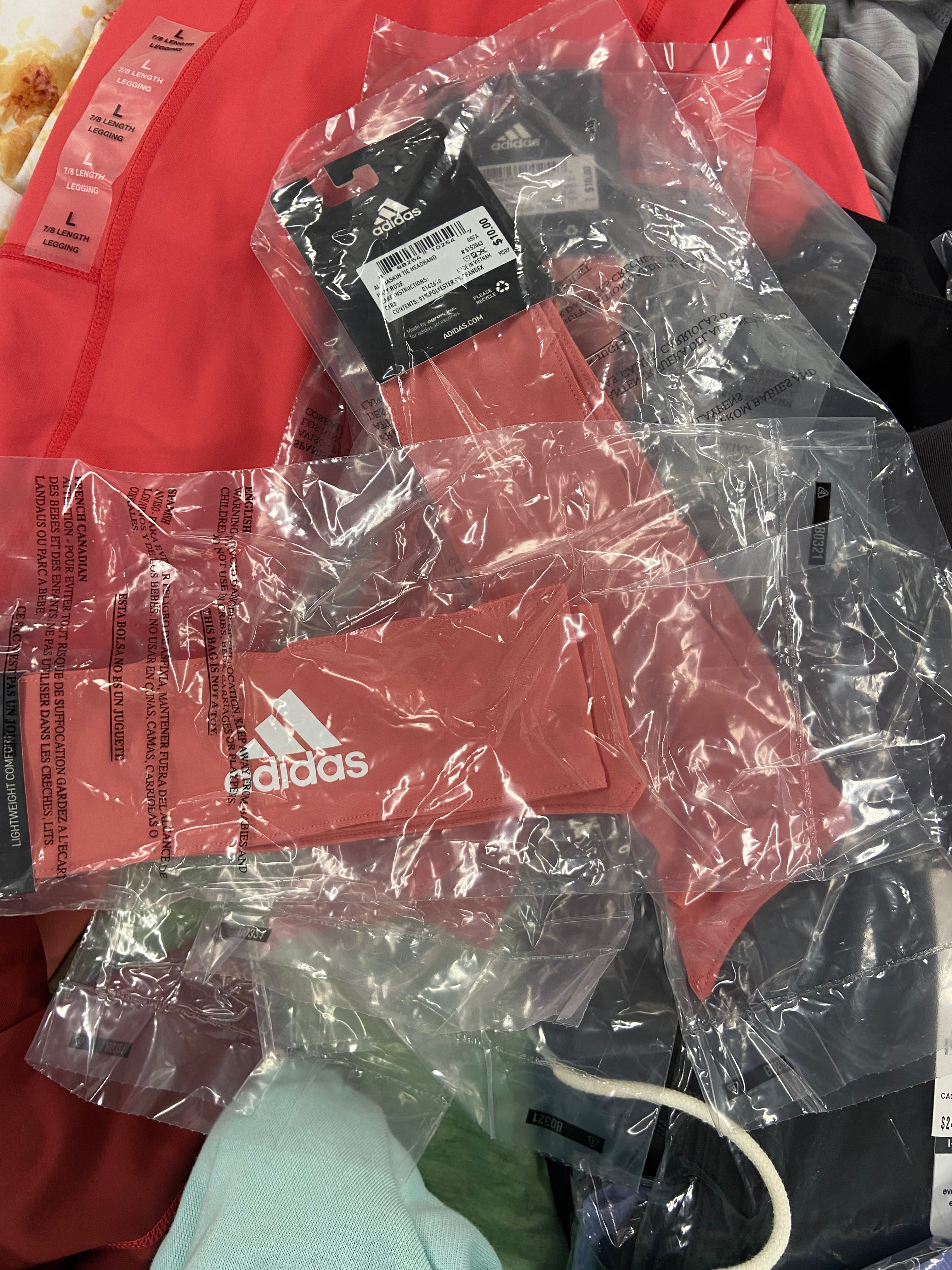 Women's Clothing Activewear Wholesale Lot, PUMA, UNDER ARMOUR, ADIDAS, NIKE, CALVIN KLEIN, 27 items, Shelf Pulls, MSRP $826