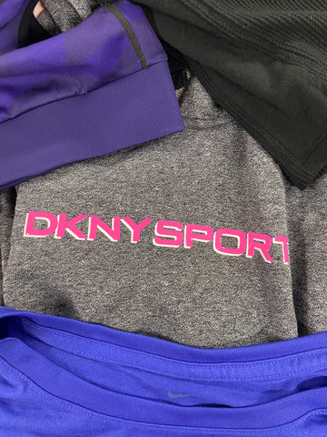 Women's Clothing Activewear Wholesale Lot, DKNY, COR, COLUMBIA, NIKE, IDEOLOGY, 19 items, Shelf Pulls, MSRP $728
