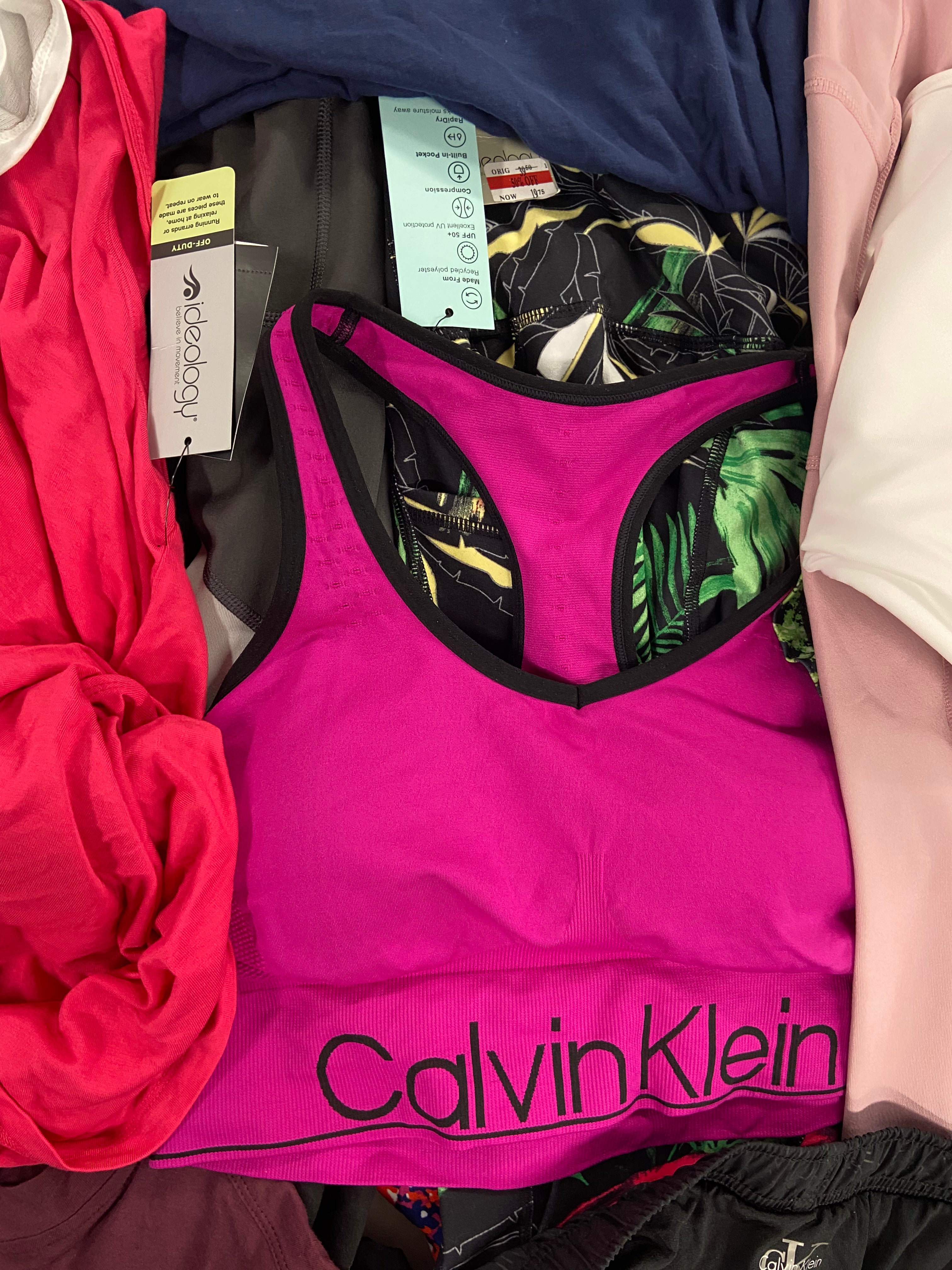 Women's Clothing Workout Outfits Wholesale Lot, NIKE, UNDER ARMOUR, CALVIN KLEIN, IDEOLOGY,  20 items, Shelf Pulls, MSRP $692