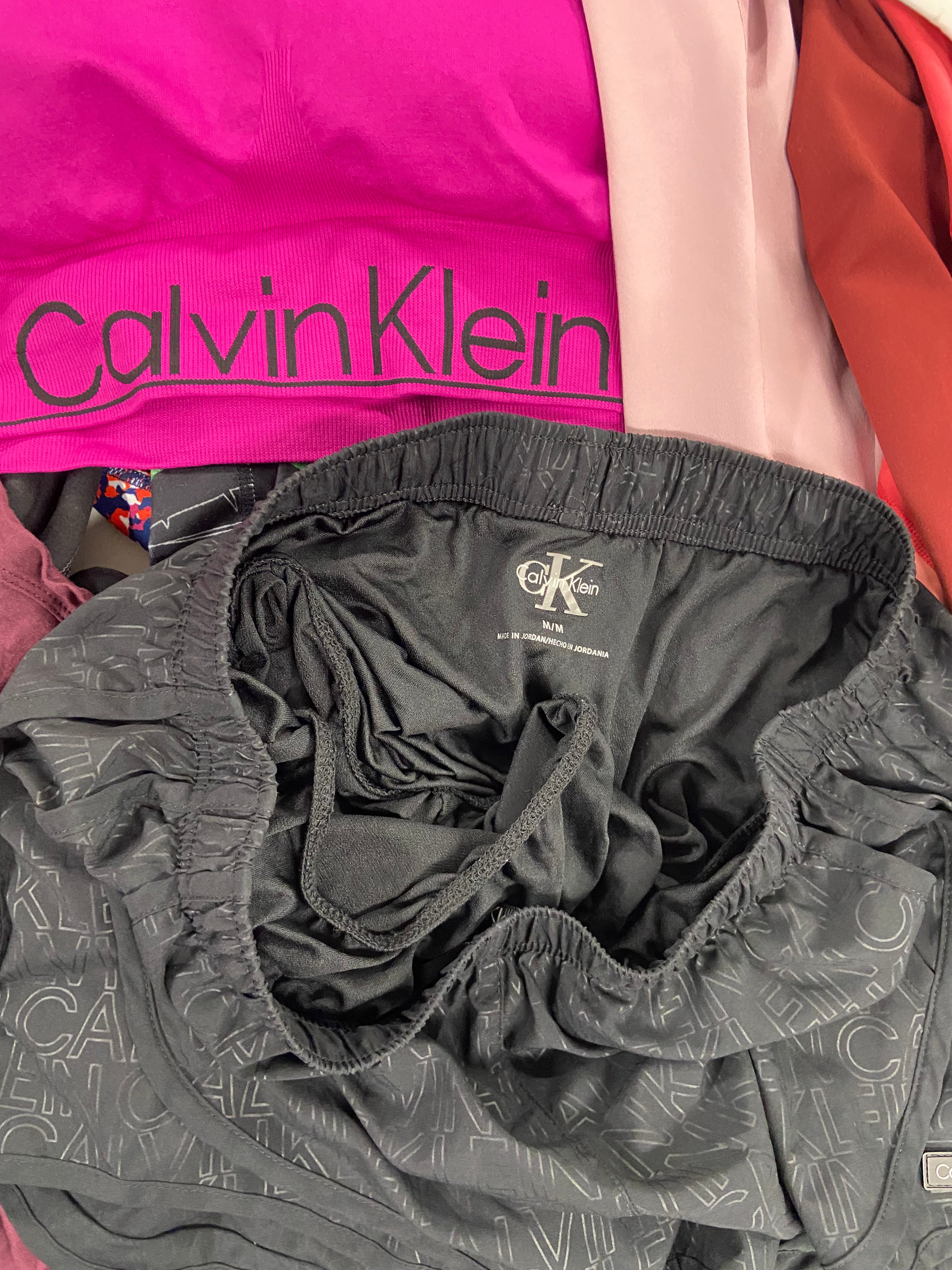 Women's Clothing Workout Outfits Wholesale Lot, NIKE, UNDER ARMOUR, CALVIN KLEIN, IDEOLOGY,  20 items, Shelf Pulls, MSRP $692
