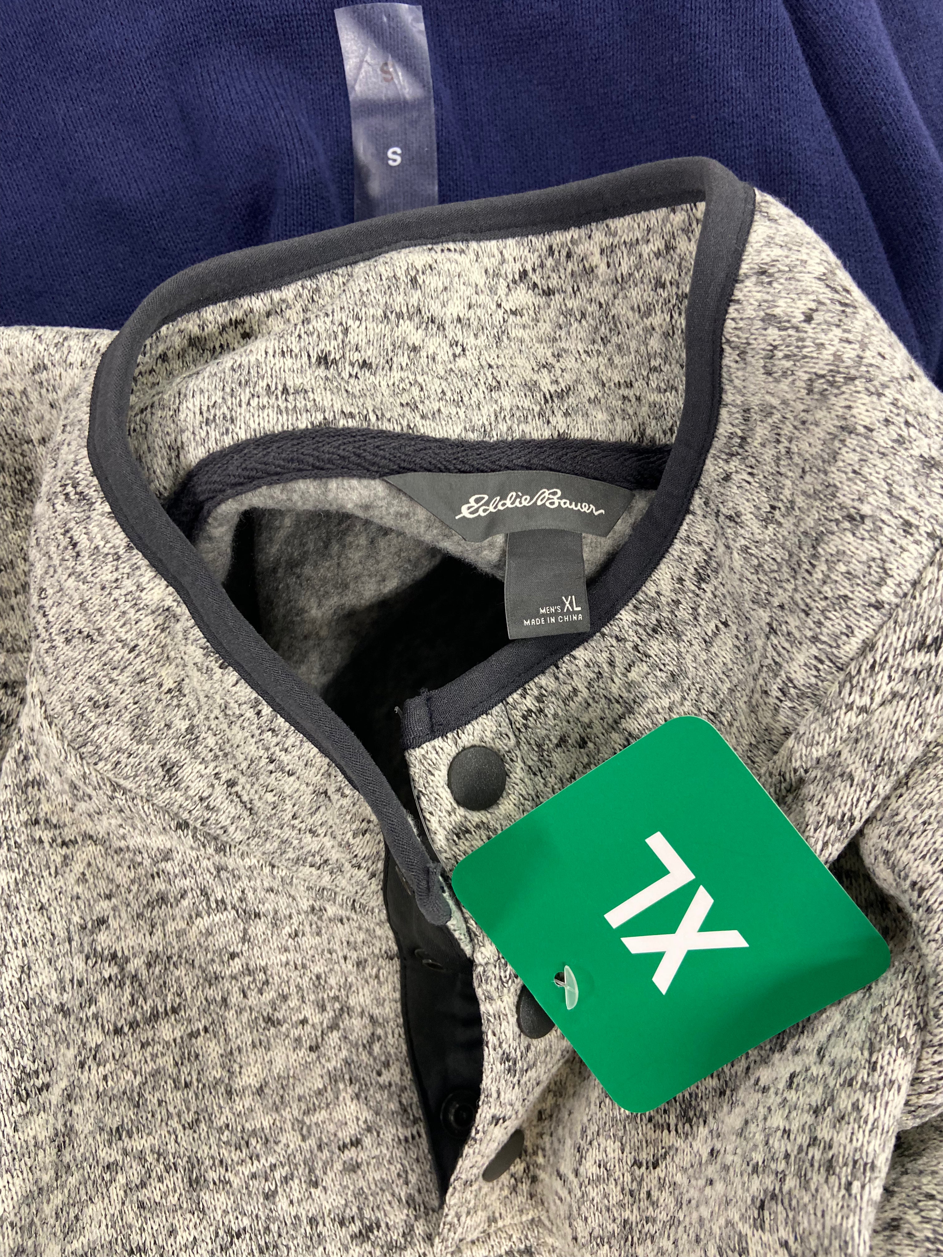 Men's Clothing Sweaters & Others, Wholesale Lot, LAUREN RALPH LAUREN, ADIDAS, EDDIE BAUER, SPYDER, CLUB ROOM and more, 11 items, Shelf Pulls, MSRP $710