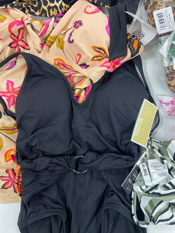 Women's Swimwear & Others Wholesale Lot, CALVIN KLEIN, MICHAEL KORS, COCO REEF, CALIFORNIA WAVES, ROD BEATTIE BLEU, RACHEL ROY and more, 21 items, Shelf Pulls, MSRP $1,008