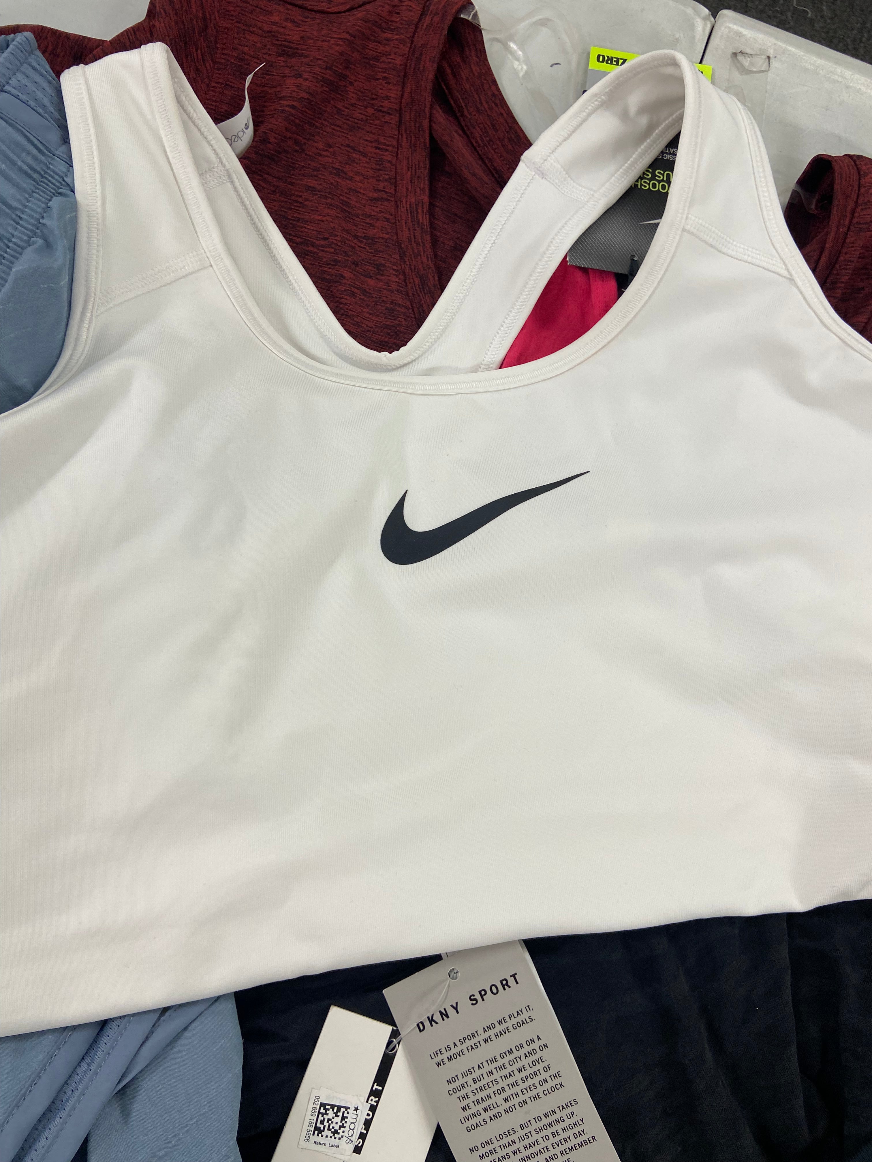 Women's Clothing Activewear Wholesale Lot, NIKE, CALVIN KLEIN, UNDER ARMOUR, DKNY, DANSKIN and more, 22 items, Shelf Pulls, MSRP $674