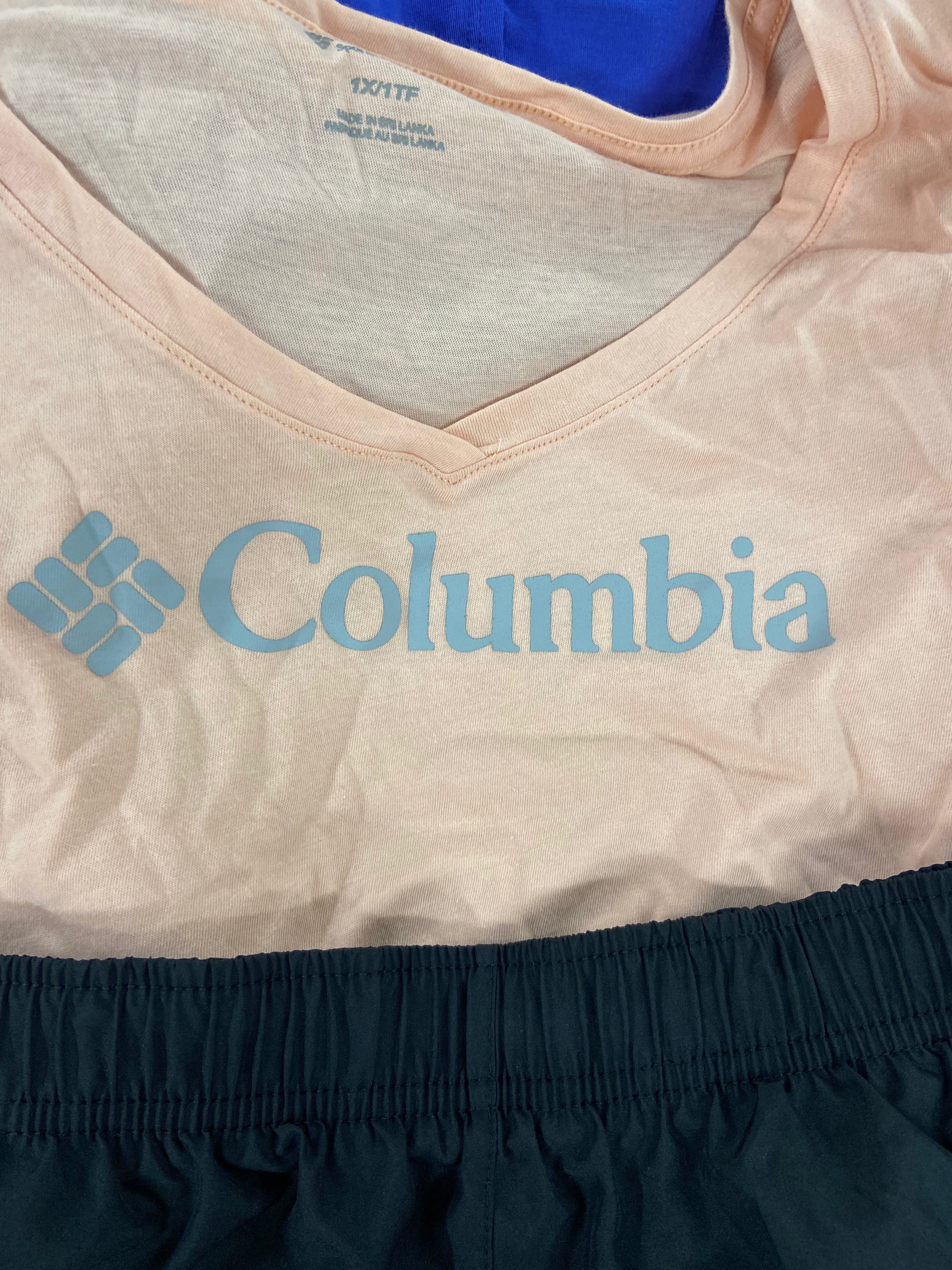 Women's Clothing Activewear Wholesale Lot, COLUMBIA, NIKE, SKECHERS, UNDER ARMOUR, DKNY and more, 17 items, Shelf Pulls, MSRP $545