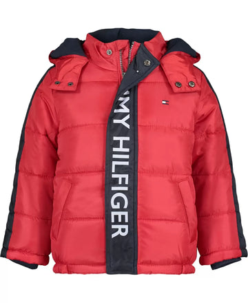 Kid's Clothing Puffy Jackets Wholesale Lot, TOMMY HILFIGER and CARTER'S, 5 items, Shelf Pulls, MSRP $450