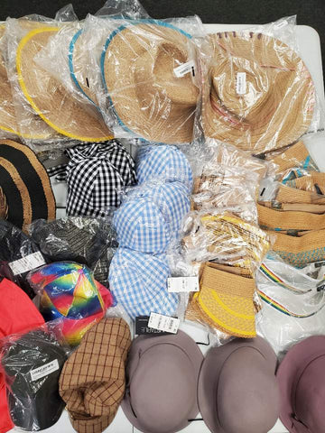 Women's Hats Wholesale Lot INC, August Hat Company, 44 Units, Shelf Pulls, MSRP $1,444.00