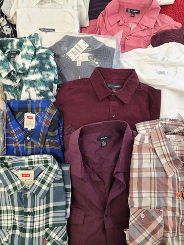 Men's Clothing Wholesale Lot Calvin Klein, Levi's, Adidas, Weatherproof Vintage, Tasso Elba, American Apparel, INC, Alfani and more, 26 Units, Shelf Pulls, MSRP $1,532.97