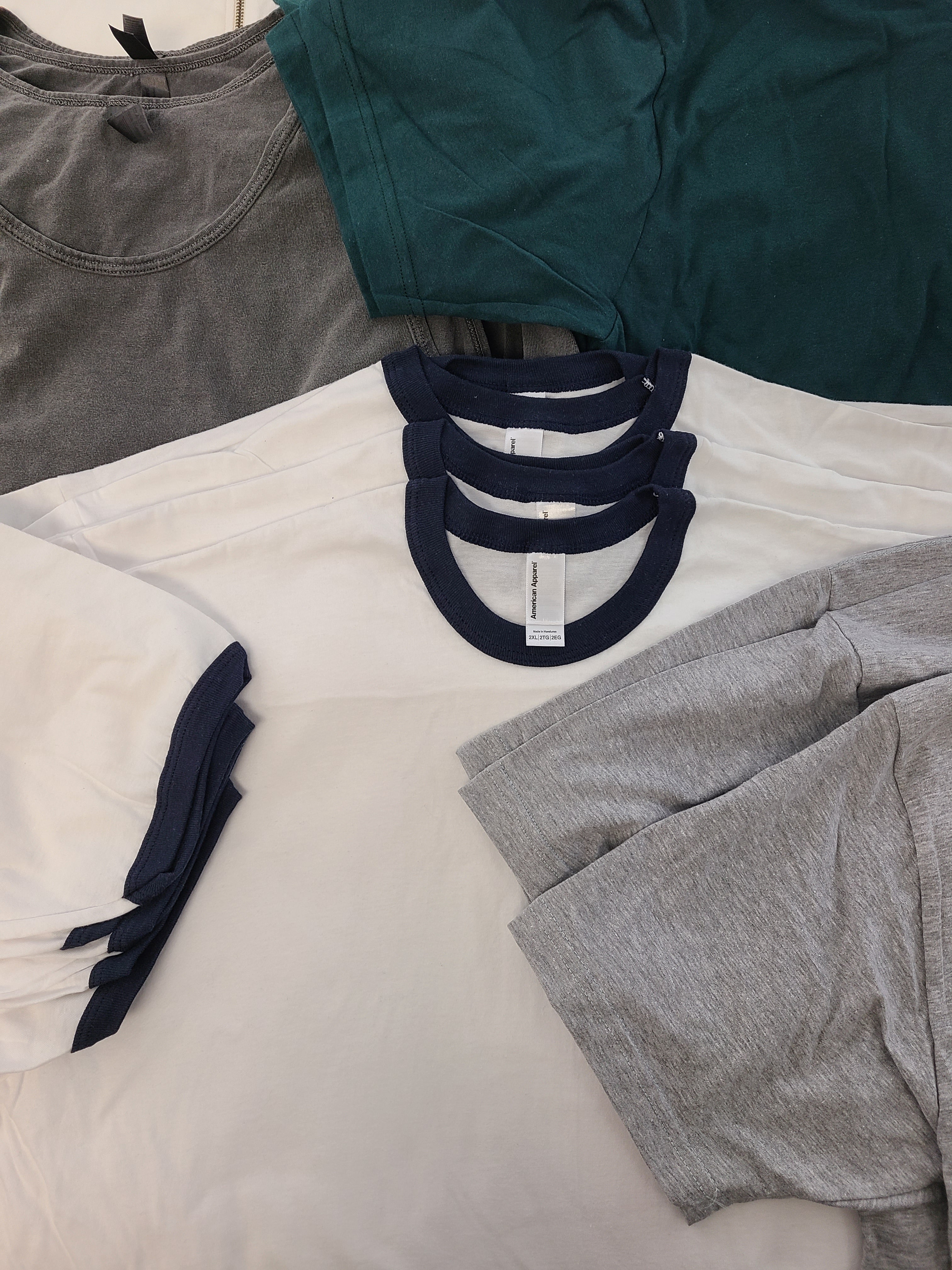 Men's Clothing Wholesale Lot American Apparel, 43 Units, Shelf Pulls, MSRP $1,028.00