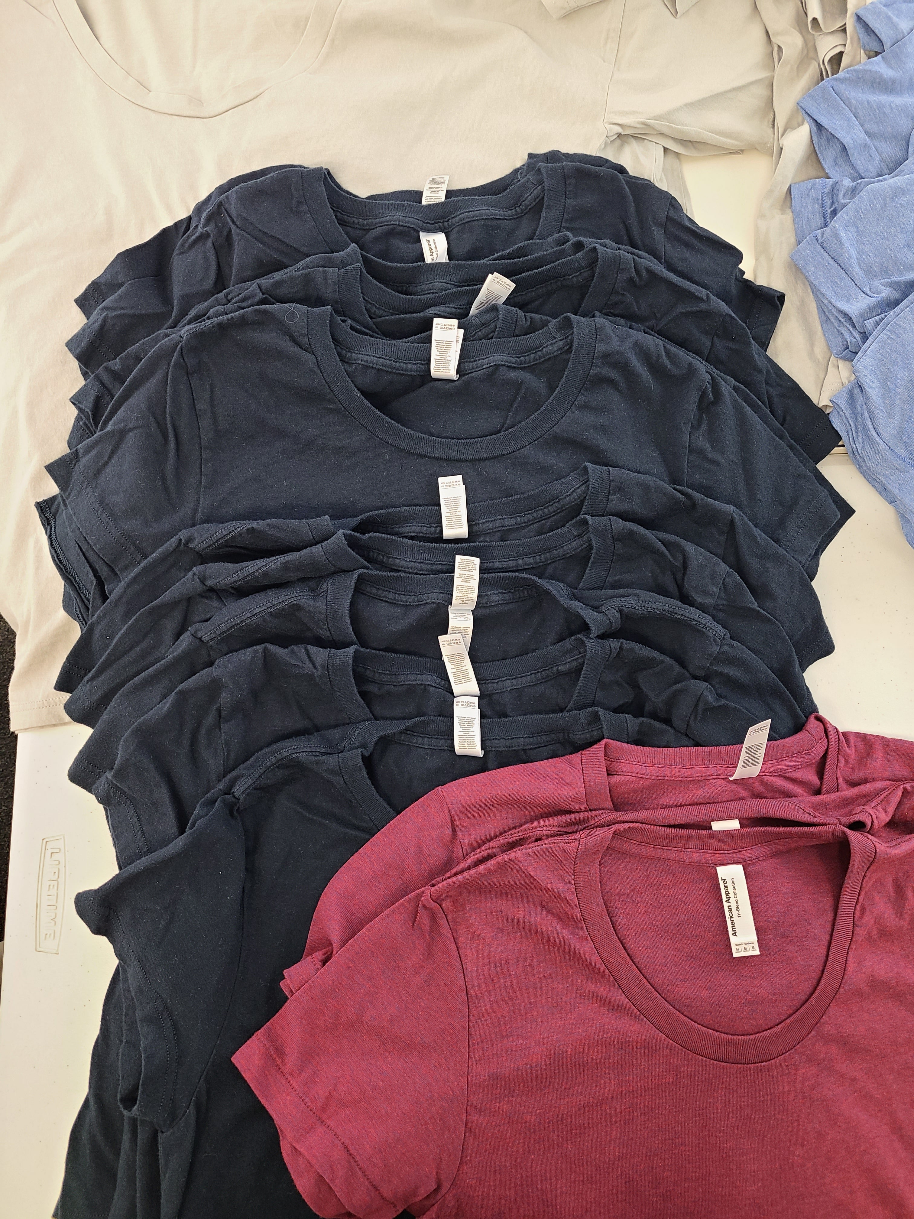 American Apparel Wholesale Lot, 64 Units, Shelf Pulls, MSRP $1,004