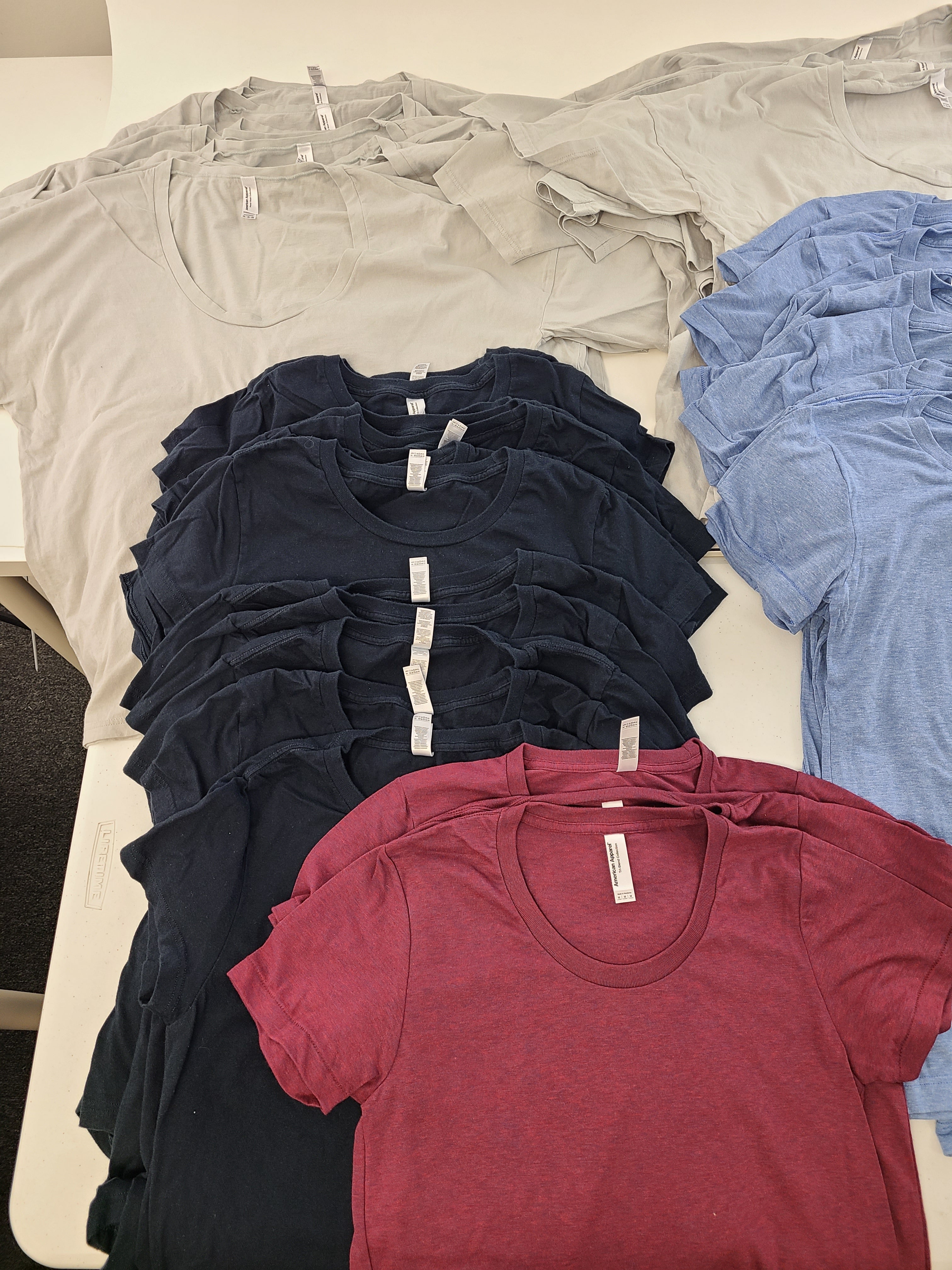 American Apparel Wholesale Lot, 64 Units, Shelf Pulls, MSRP $1,004