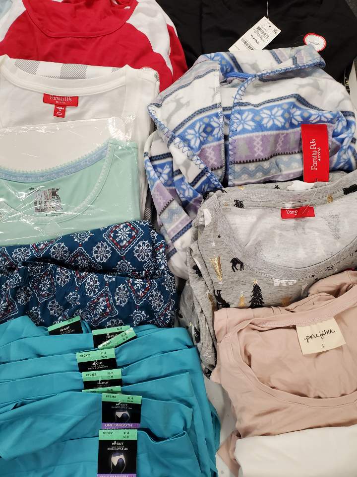 Women's Intimate & Sleepwear Wholesale Lot Calvin Klein, WACOAL, BALI, SPANX, B.TEMPT'D,  Maidenform, JENNI, VANITY FAIR, Pure Fiber, Jockey, ALFANI and more, 50 Units, Shelf Pulls, MSRP $1,200.94