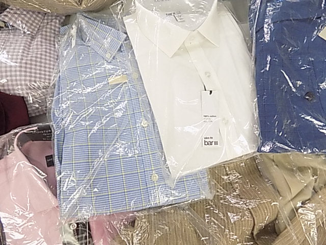 Men's Clothing Tommy Hilfiger, Michael Kors, Society of Threads, Alfani, Bar III, INC and more, 14 Units, Shelf Pulls, MSRP $1,522.2