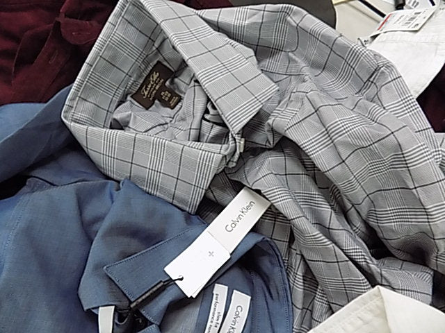 Men's Clothing Calvin Klein, Tommy Hilfiger, Tasso Elba, Alfani, BAR III, INC, and more, 24 Units, Shelf Pulls, MSRP $1,503.99