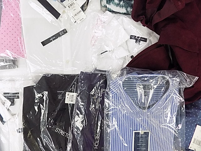 Men's Clothing Michael Kors, DKNY, Tasso Elba, Club Room, Alfani, BAR III , INC and more, 20 Units, Shelf Pulls, MSRP $1,221