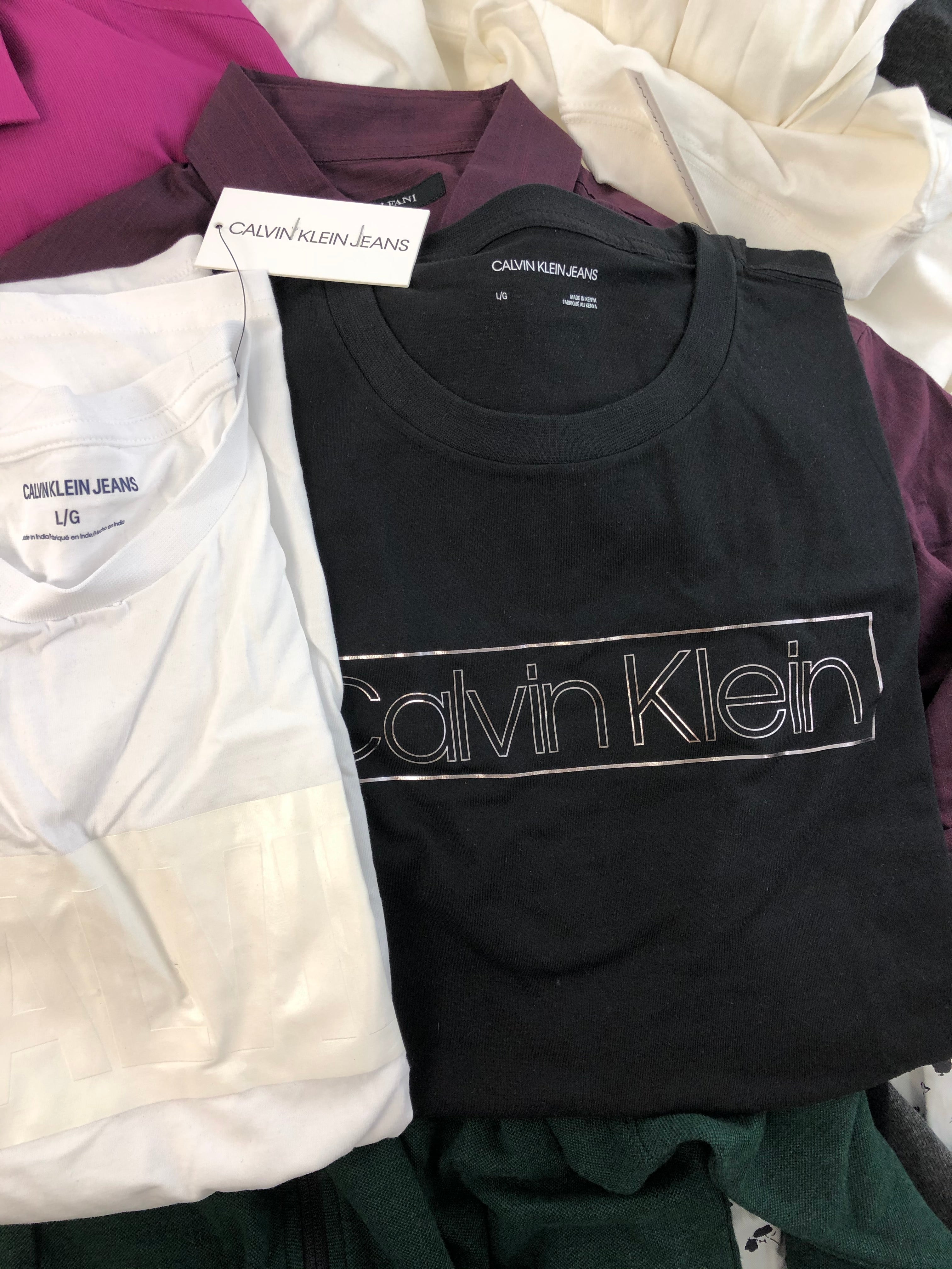 Men's Clothing Wholesale Lot POLO RALPH LAUREN, CALVIN KLEIN, Adidas, AMERICAN APPAREL, TASSO ELBA, CLUBROOM and more, 25 Units, Shelf Pulls, MSRP $1,426.98