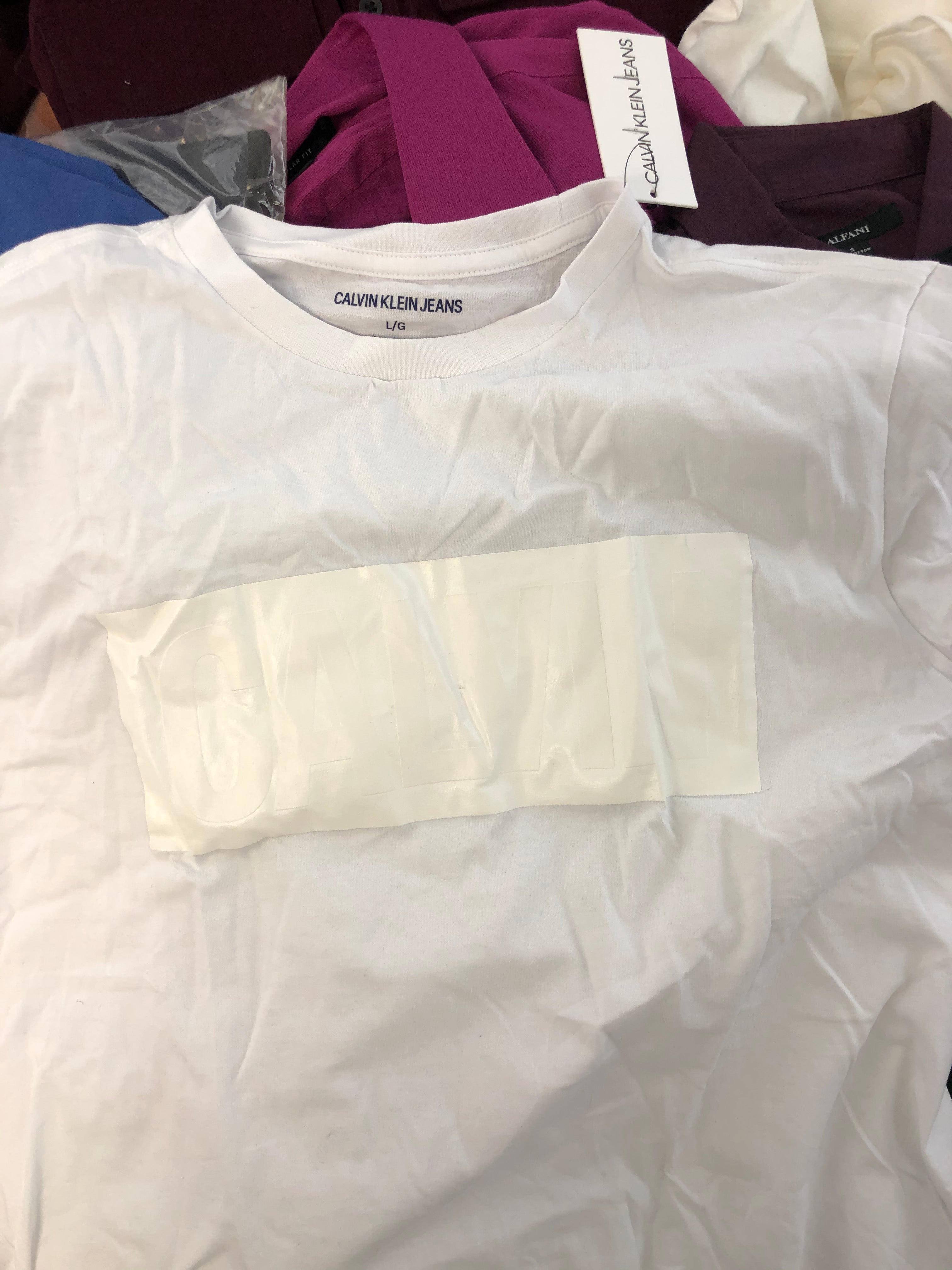 Men's Clothing Wholesale Lot POLO RALPH LAUREN, CALVIN KLEIN, Adidas, AMERICAN APPAREL, TASSO ELBA, CLUBROOM and more, 25 Units, Shelf Pulls, MSRP $1,426.98
