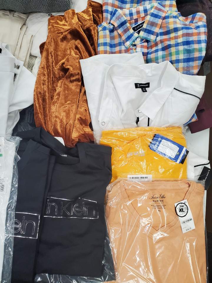 Men's Clothing  Wholesale Lot Adidas, Calvin Klein, Tallia, Tasso Elba, Alfani, Club Room, INC and more, 24 Units, Shelf Pulls, MSRP $1,424.28