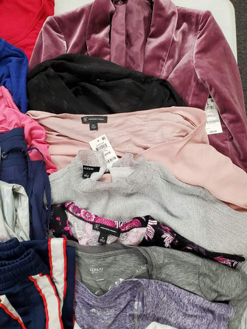 Women's Clothing Wholesale Lot Champion, Calvin Klein, NIKE, Karen Kane, O'NEILL, American Apparel, IDEOLOGY, ALFANI and more, 29 Units, Shelf Pulls, MSRP $1,523.46